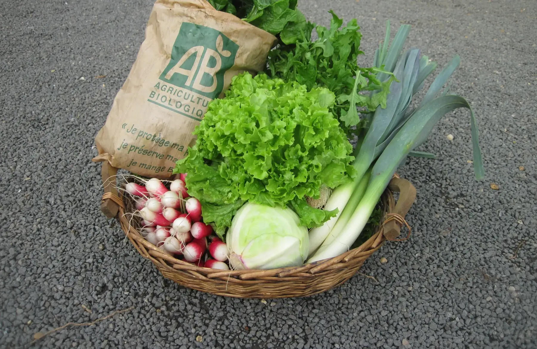 * panier du potager
