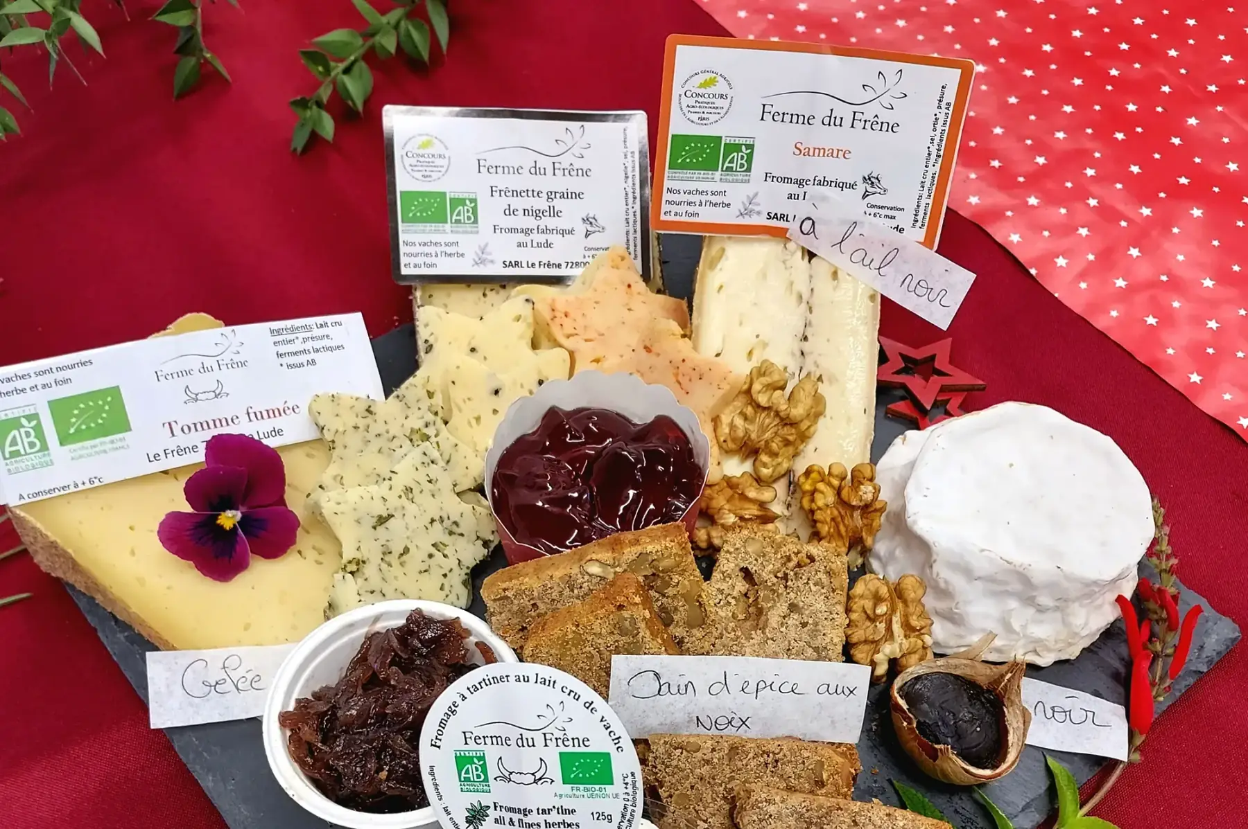 SPECIAL NOËL- du15 decembre au 4 janvier plateau de fromage pour 6 personnes