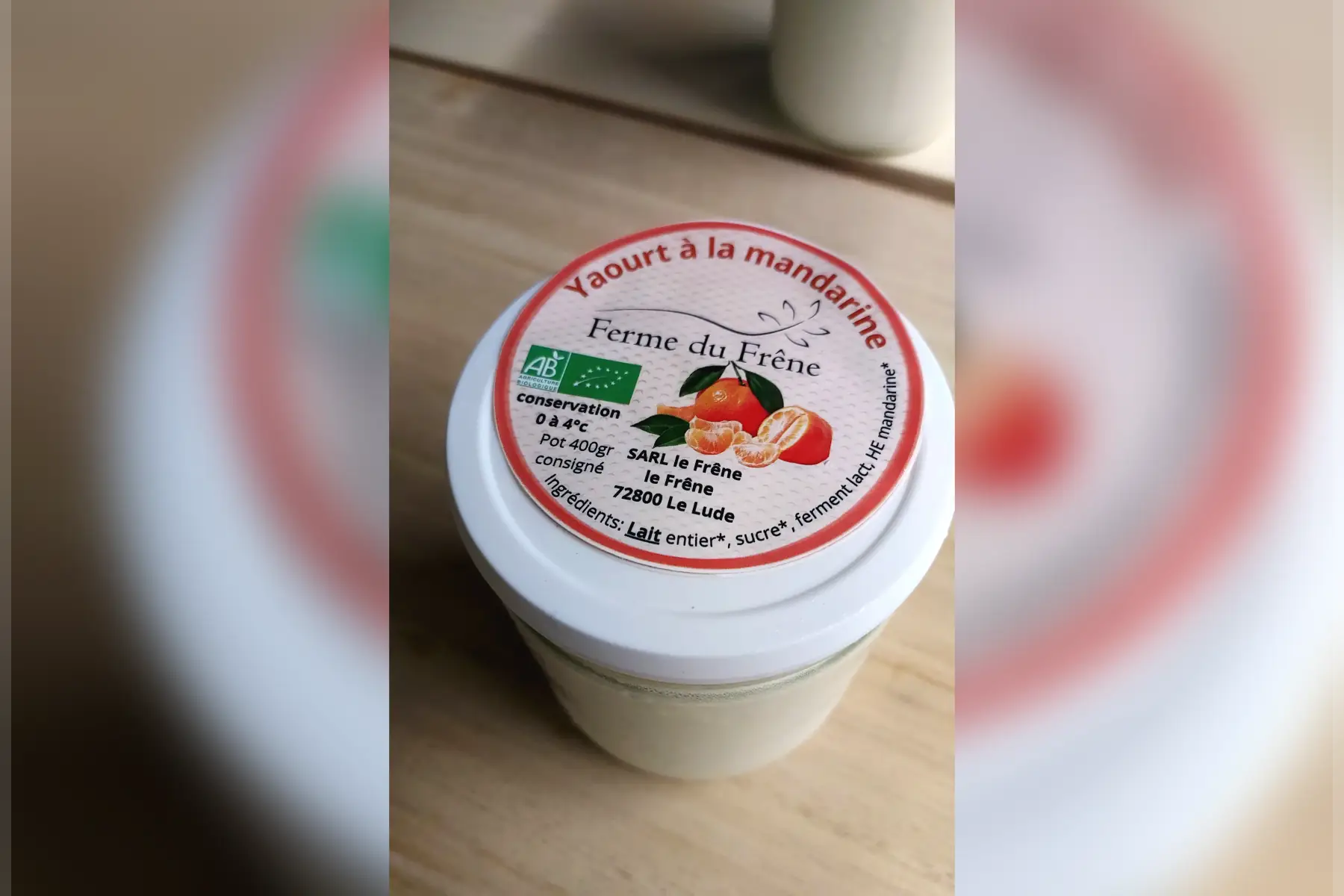 Yaourt à la mandarine