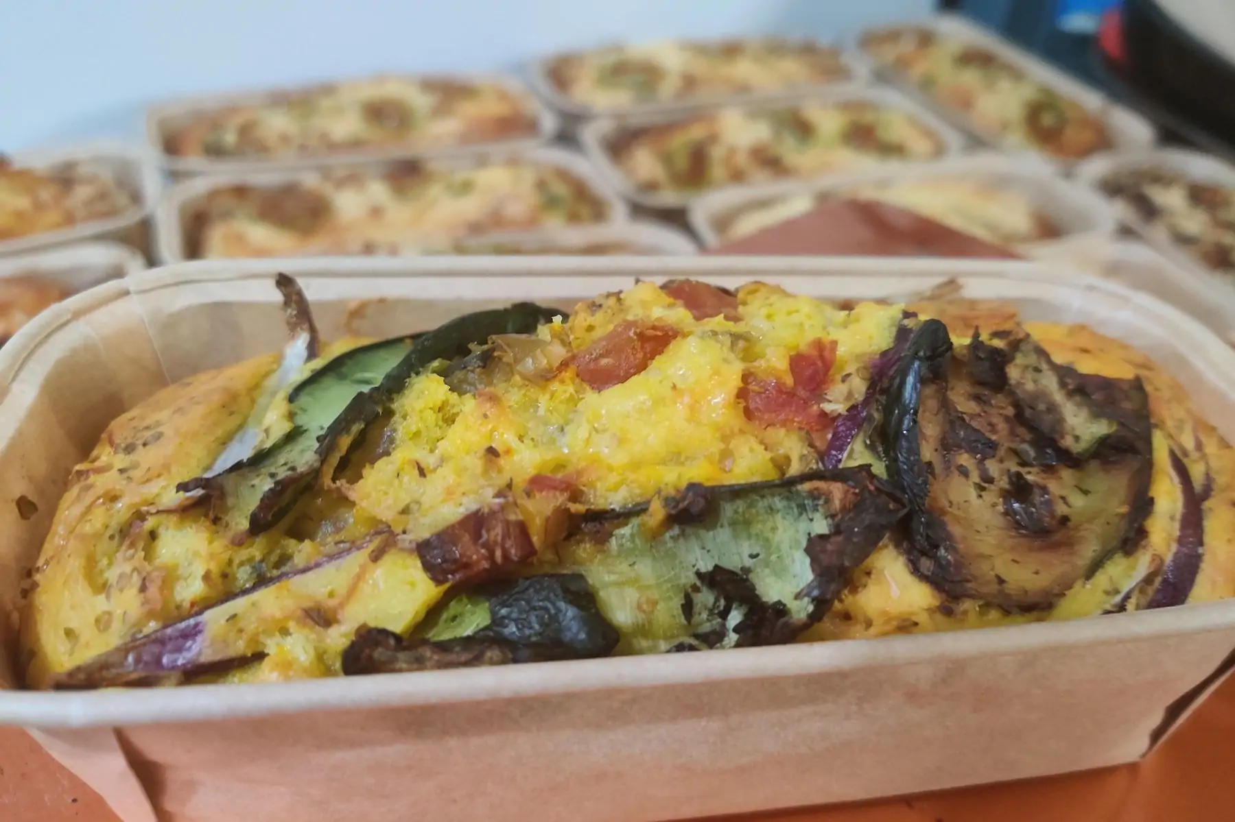 cake salé safran ratatouille