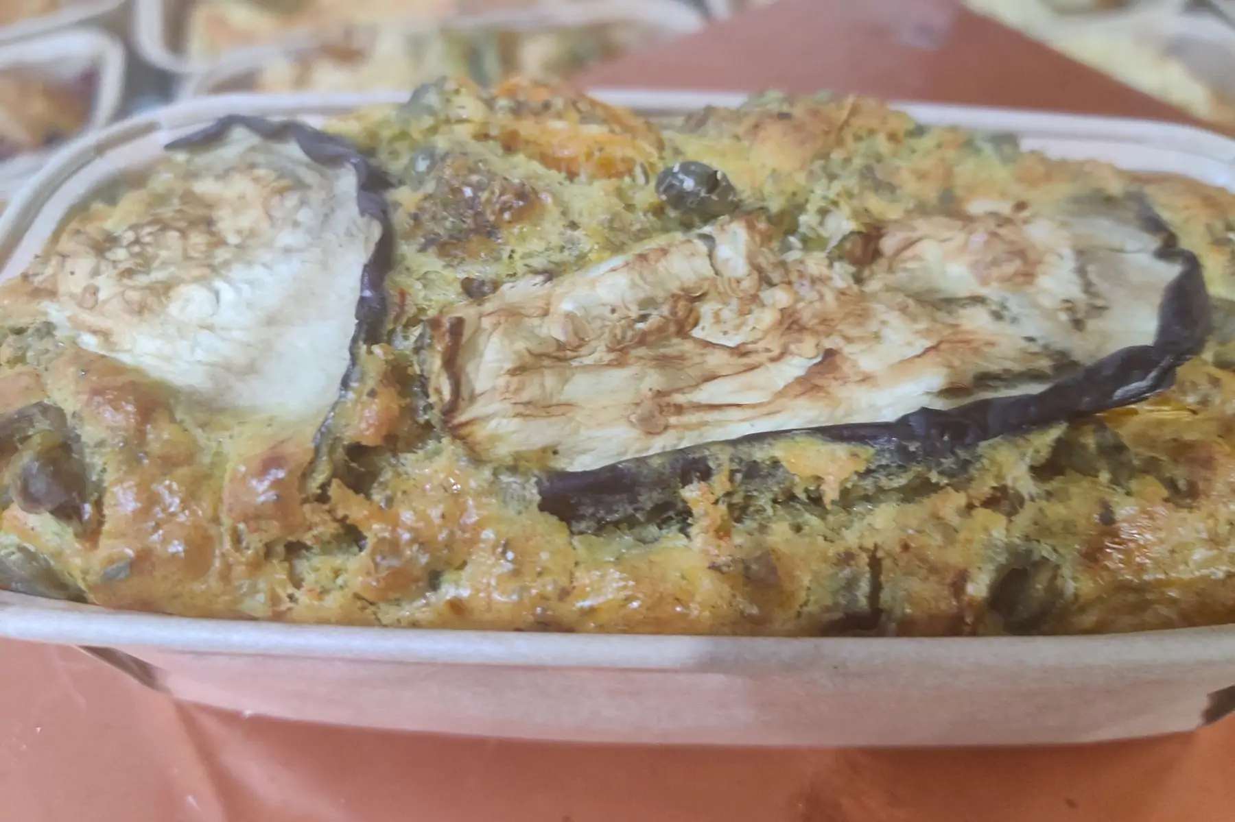 cake salé italien aubergine tomate câpres