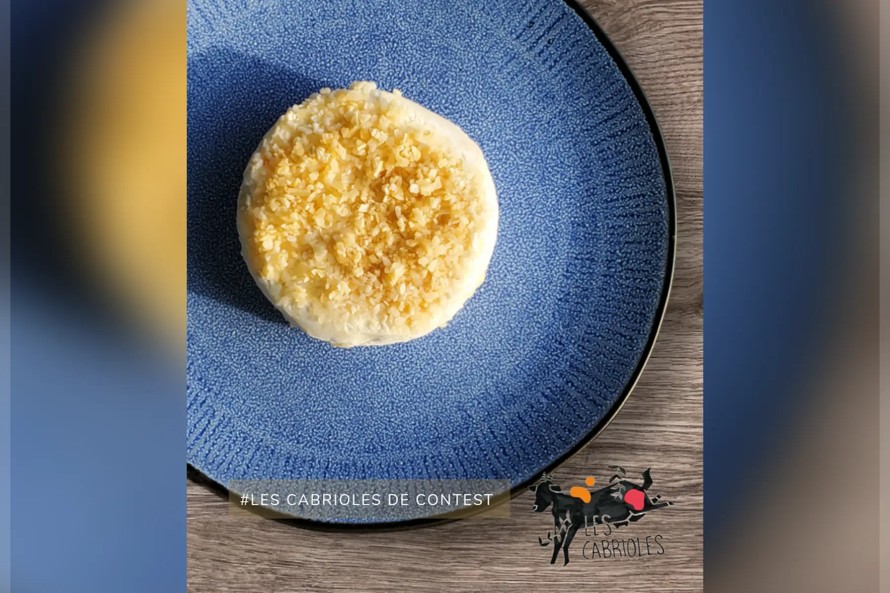 fromage frais à l'oignon séché