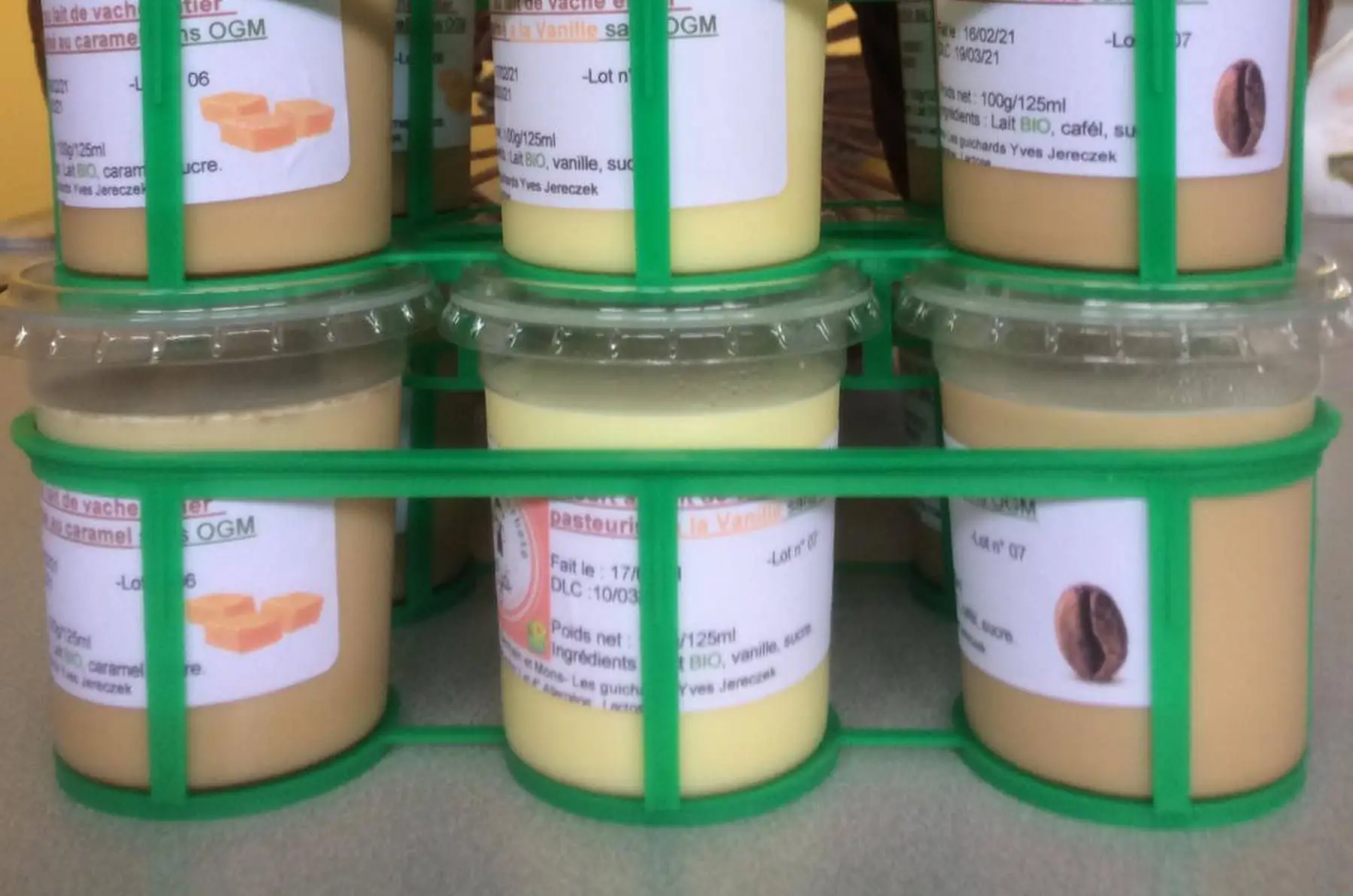 assortiment de 6 yaourts