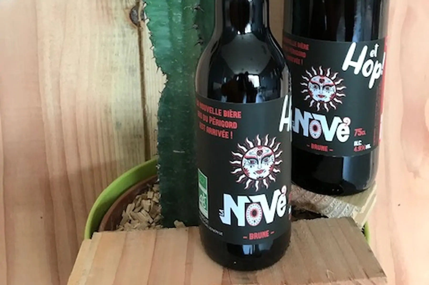 bière brune bio 33 cl et 75 cl