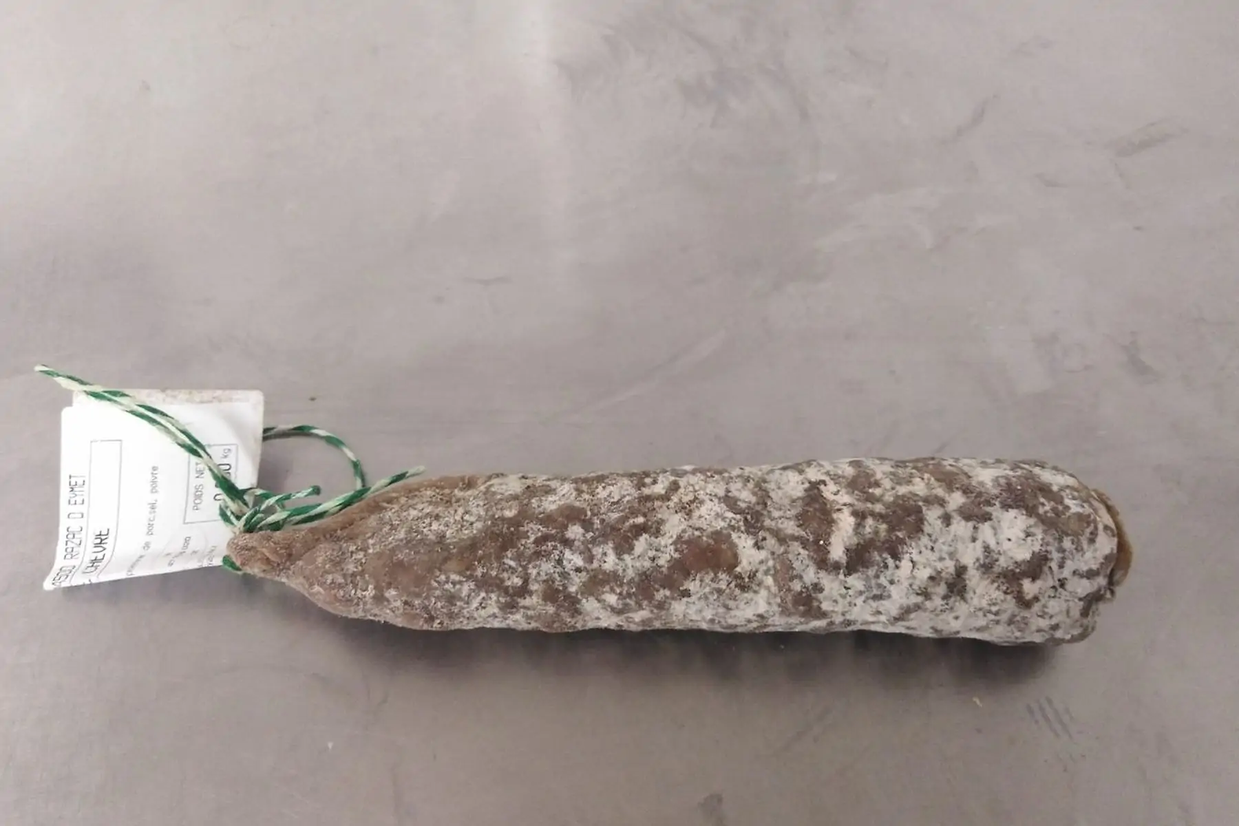 saucisson chèvre et porc