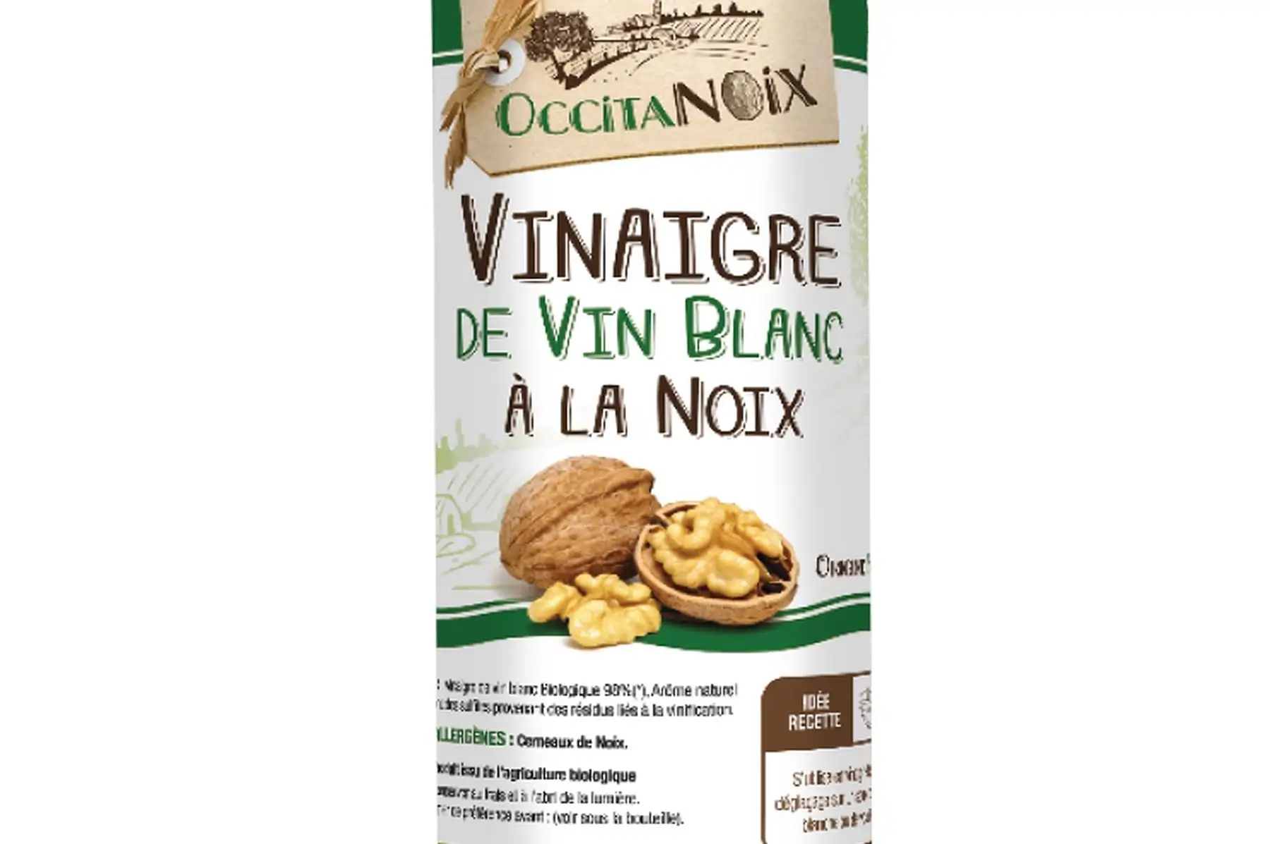 vinaigre de vin blanc à la noix