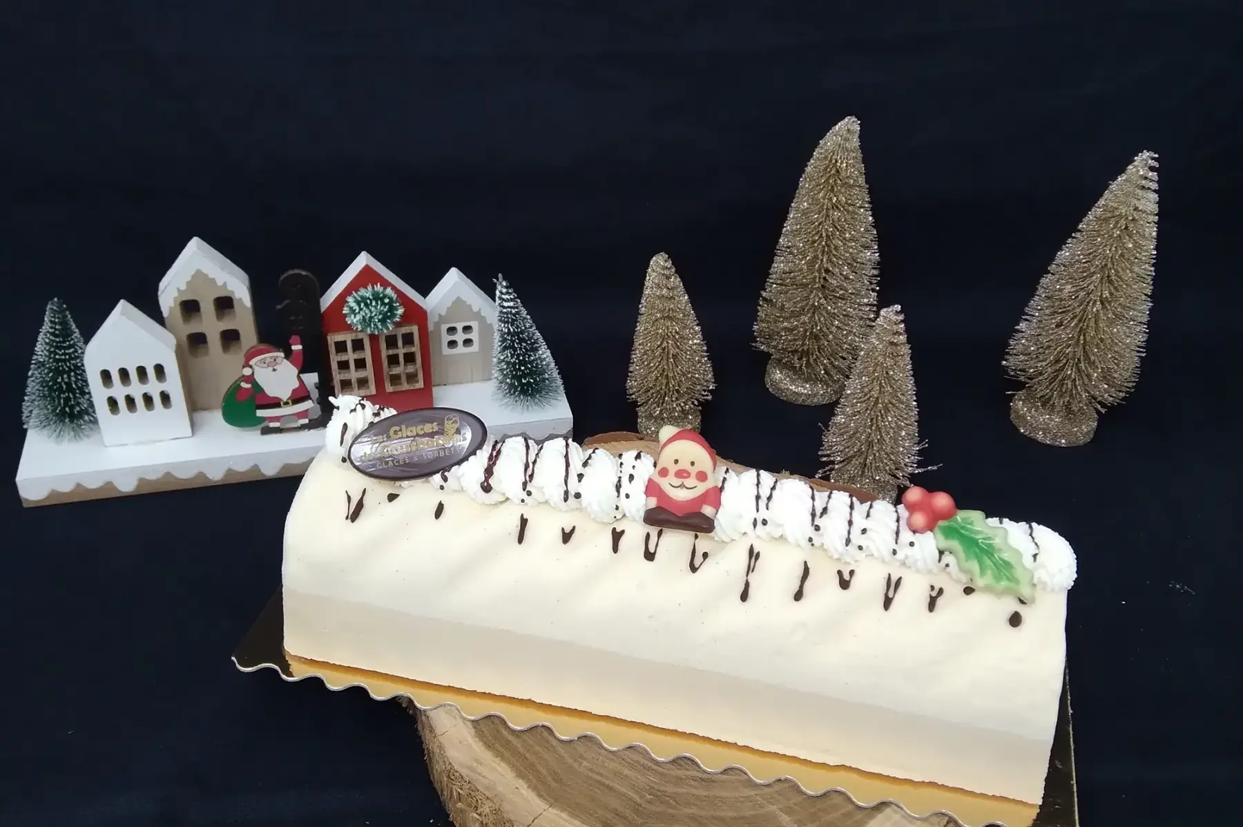 bûche glacée 6/8 parts