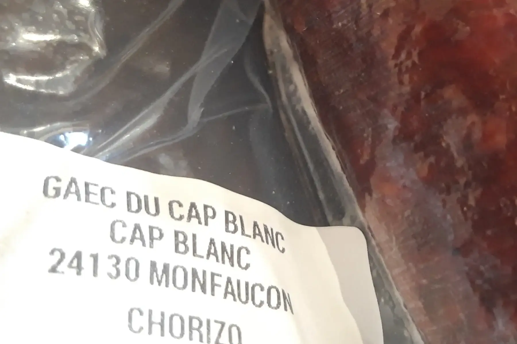 chorizo de boeuf