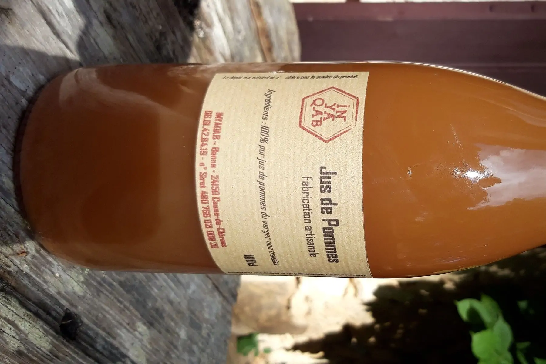 jus de fruits du verger non traités