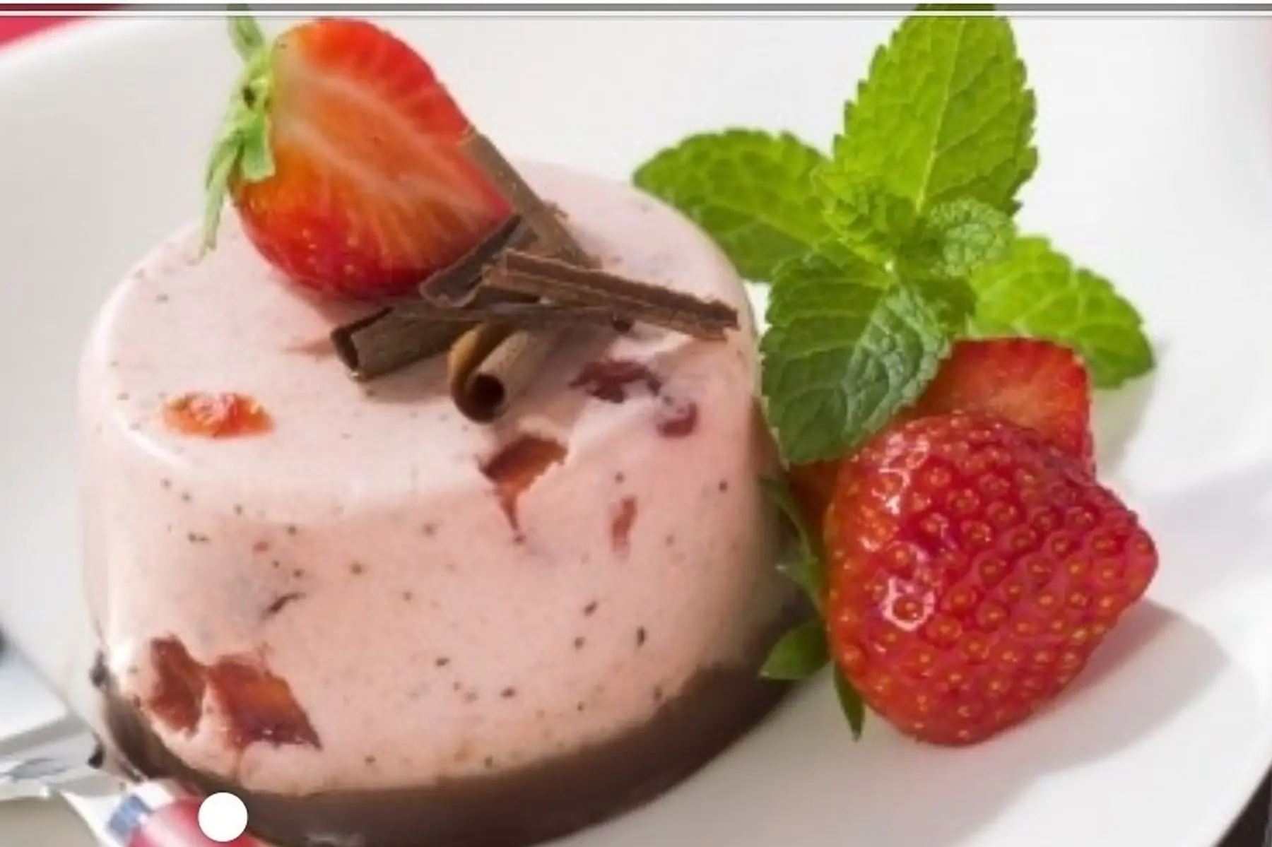 bavarois fraise