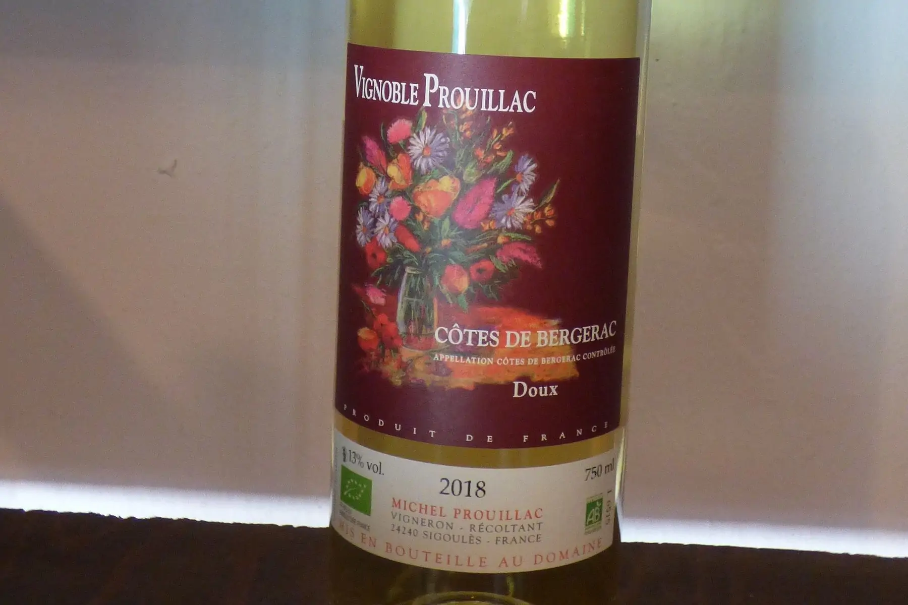 côtes bergerac blanc 2018