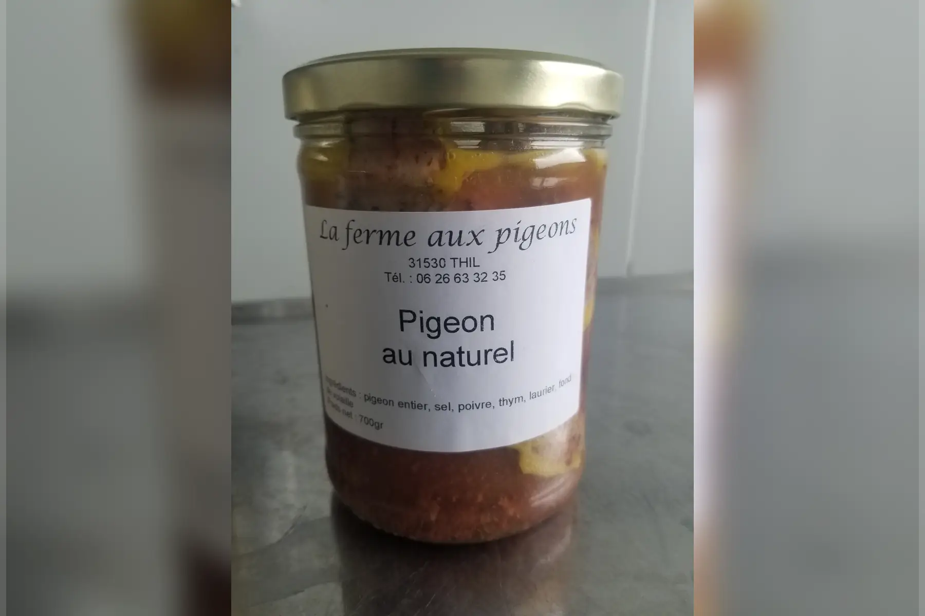 pigeon au naturel