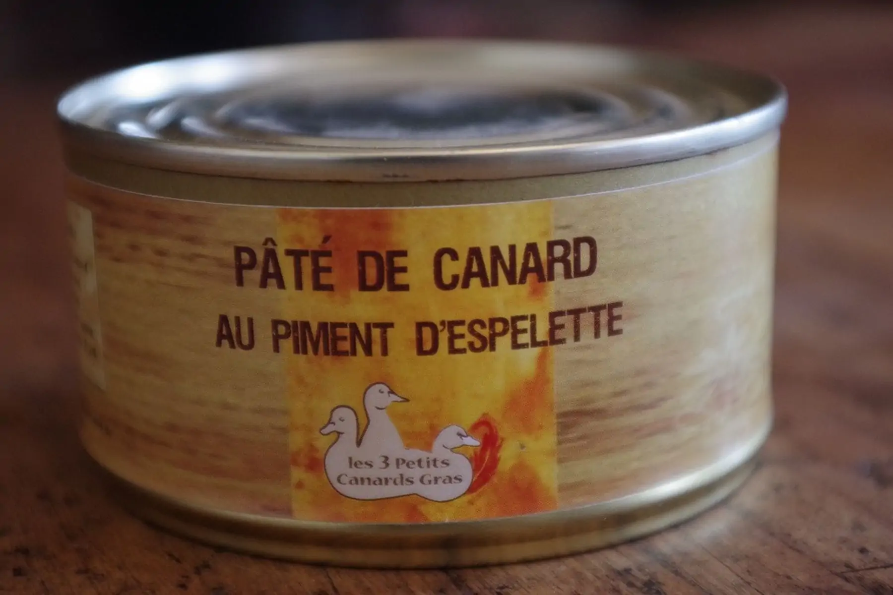 qq/ pâté de canard au piment d'espelette 180g