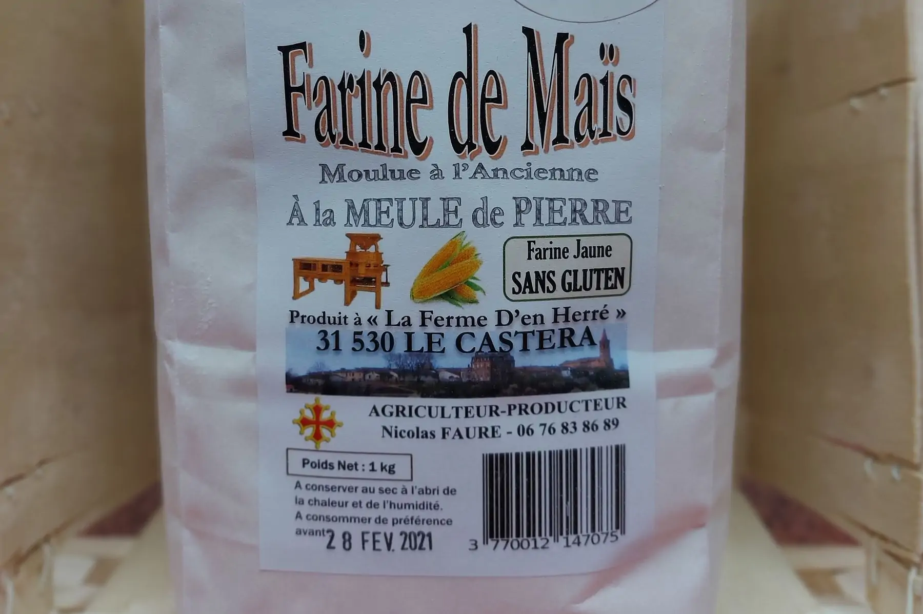 farine de maïs bio