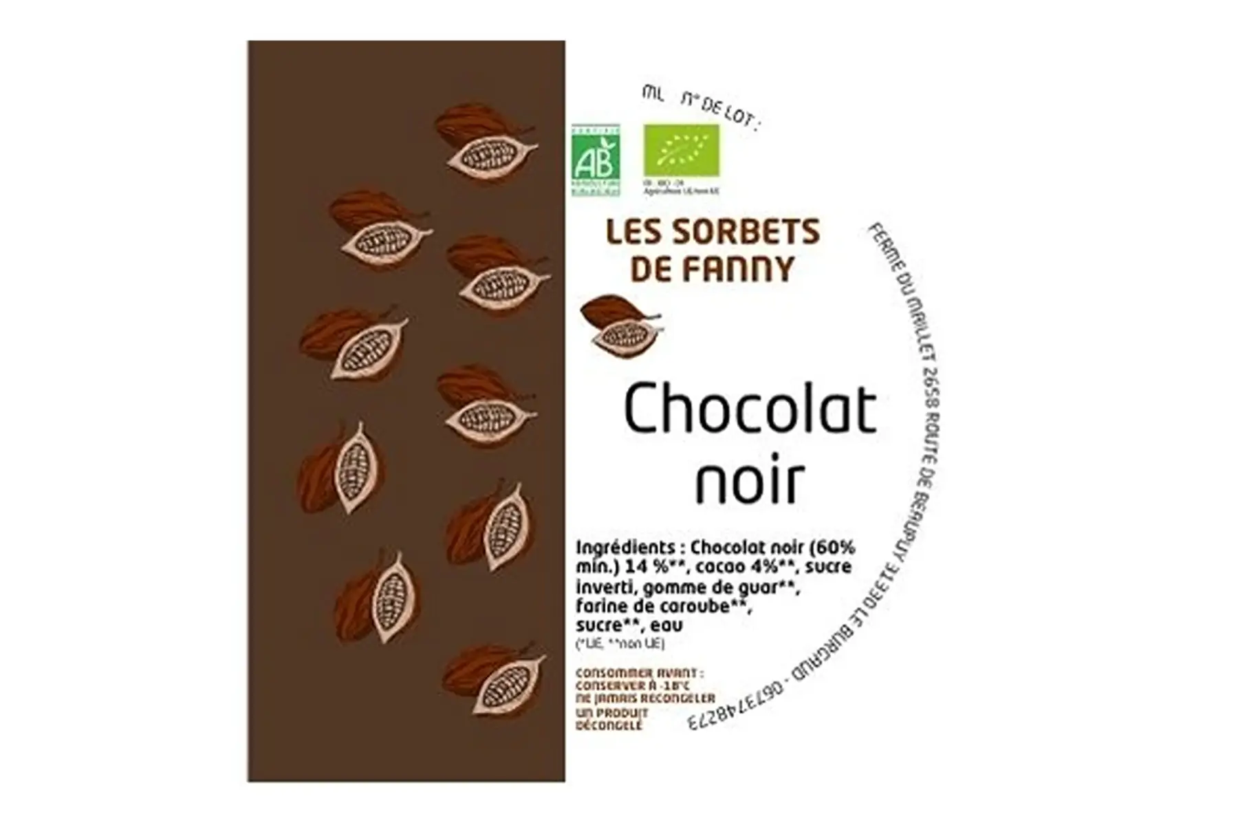 Sorbet Chocolat Noir