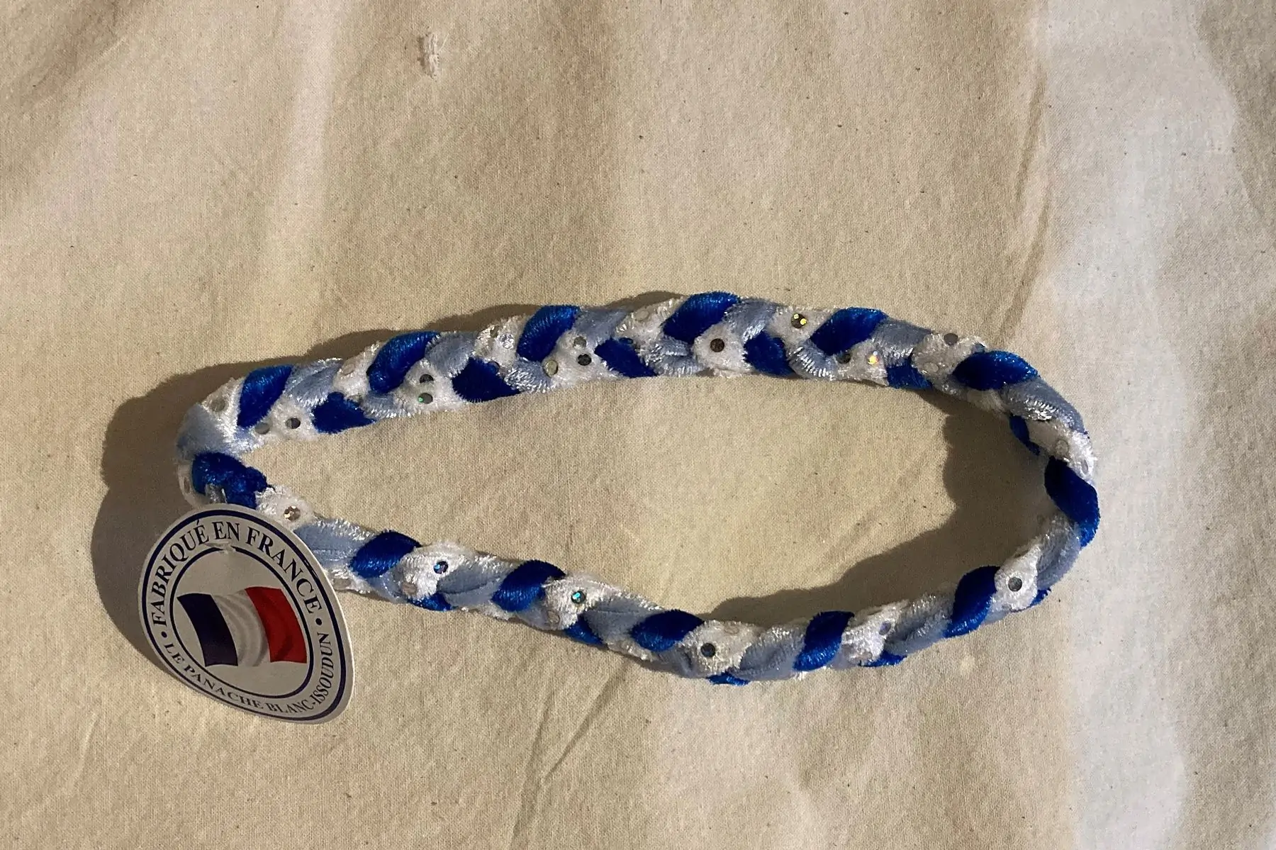 tresse médiévale en velours