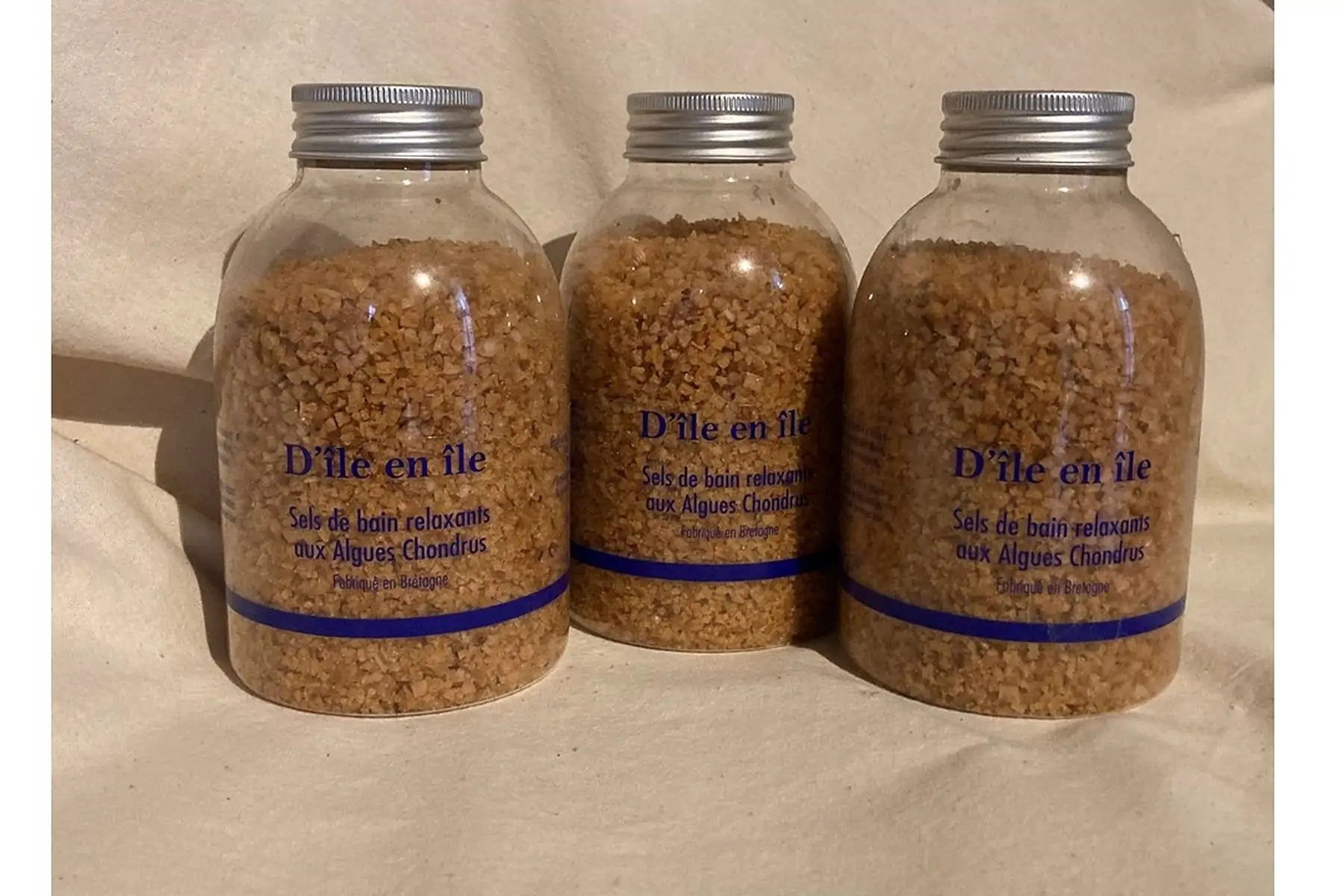 sels de bain relaxants aux algues chondrus