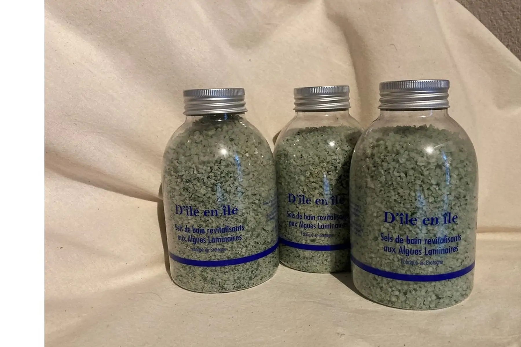 sels de bain revitalisants aux algues laminaires