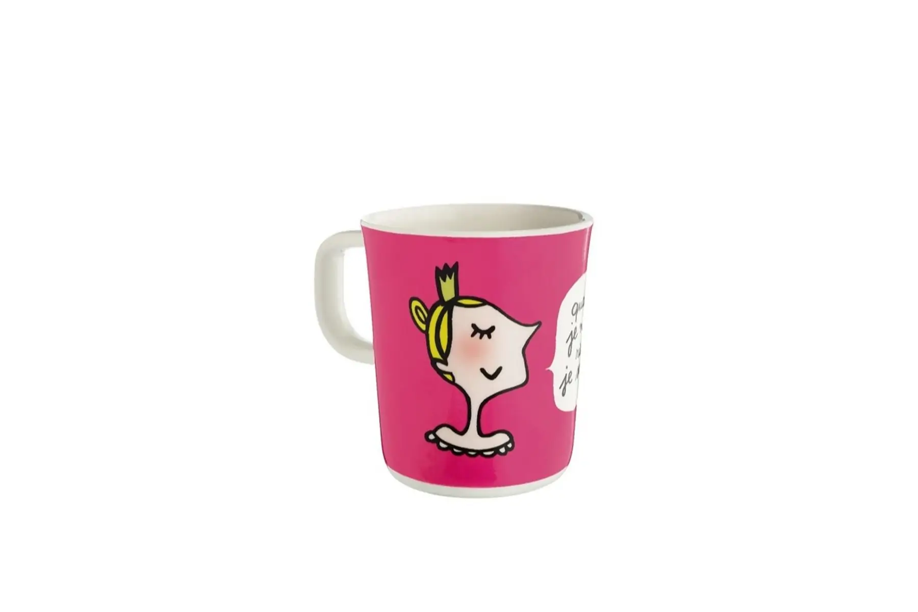 mug "quand je ne dis rien je souris"