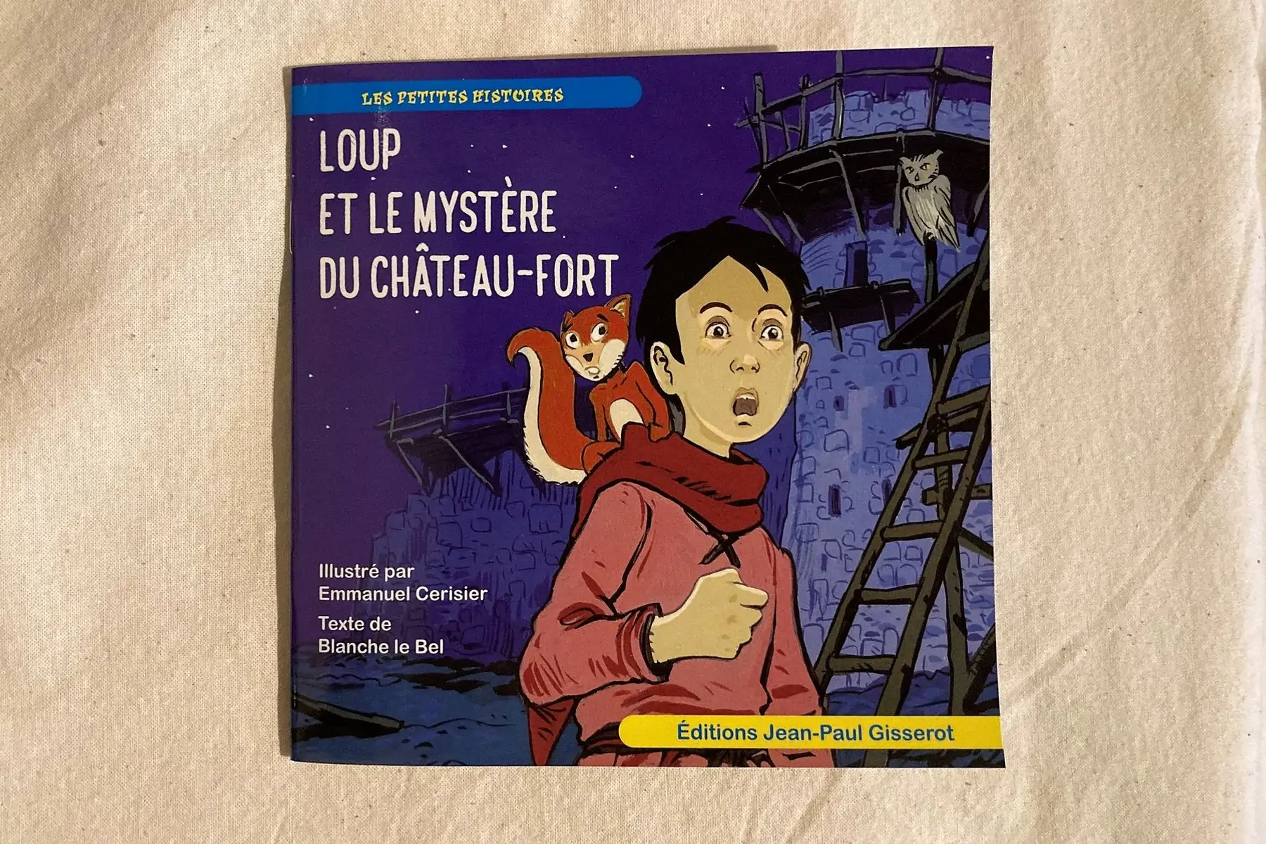 livre "loup et le mystère du château fort"