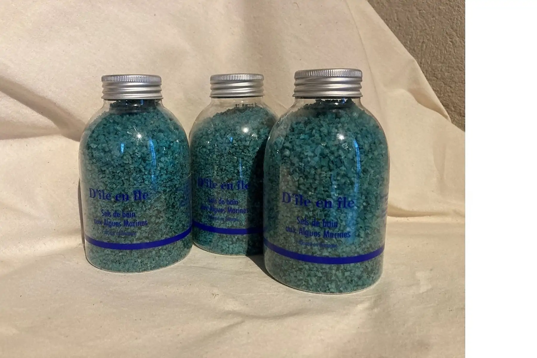 sels de bain aux algues marines