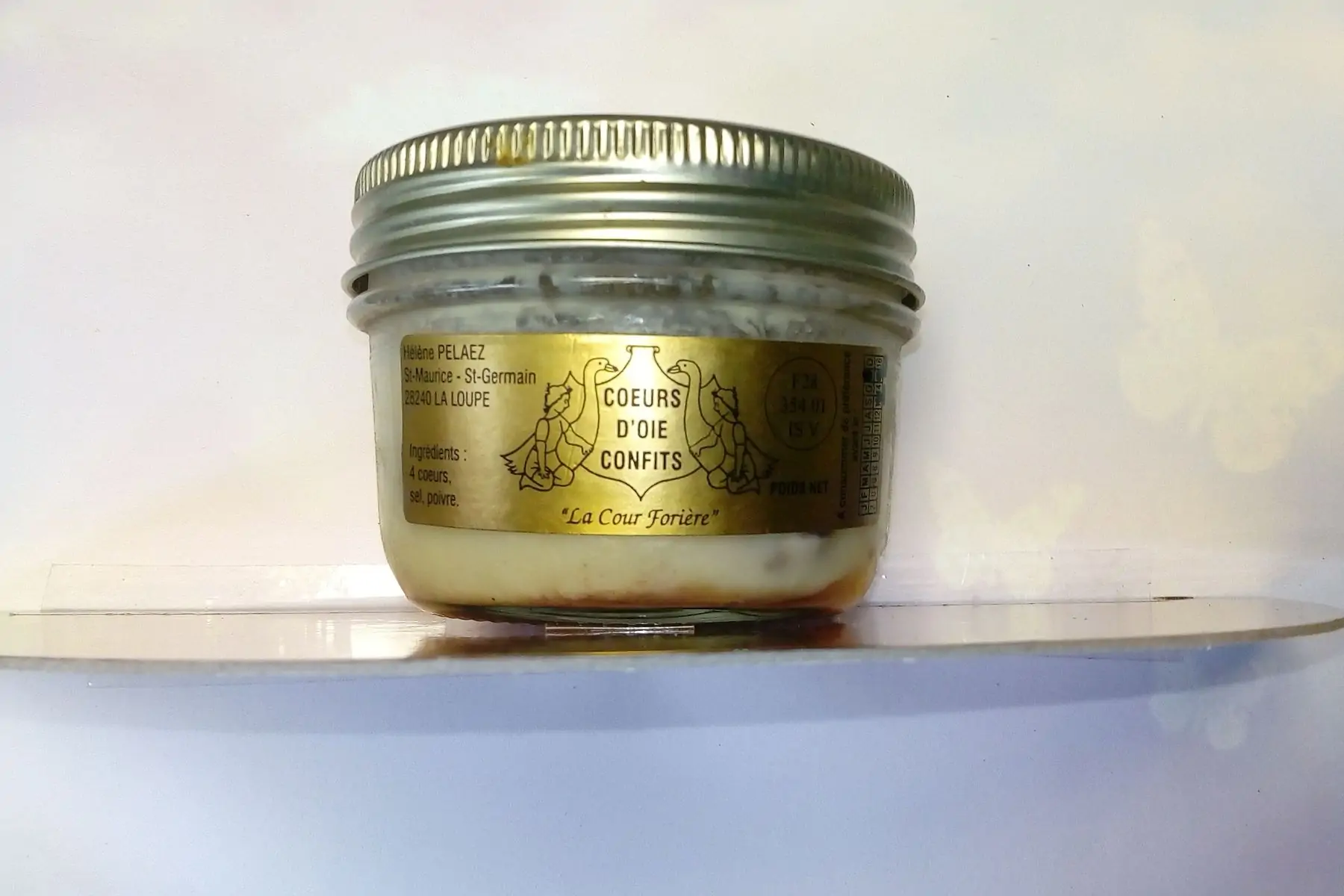 Cœurs d'oie confits par 4