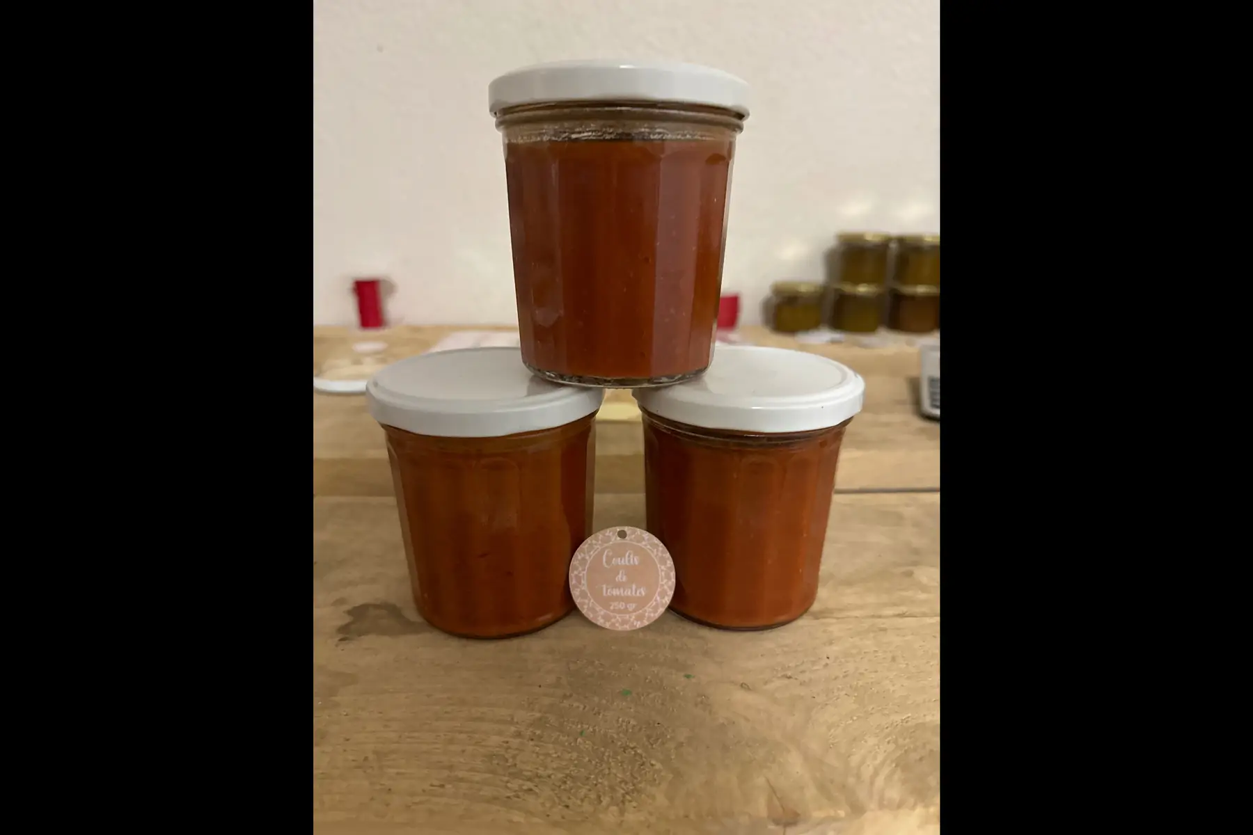 lot de 3 coulis 250gr