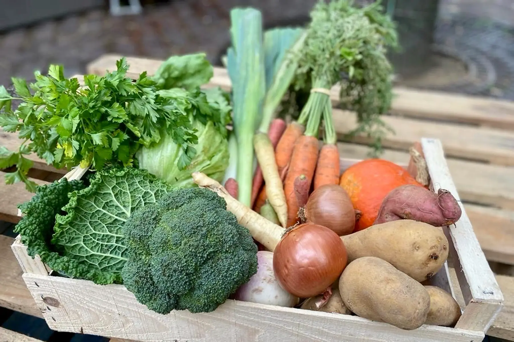 panier de légumes petit