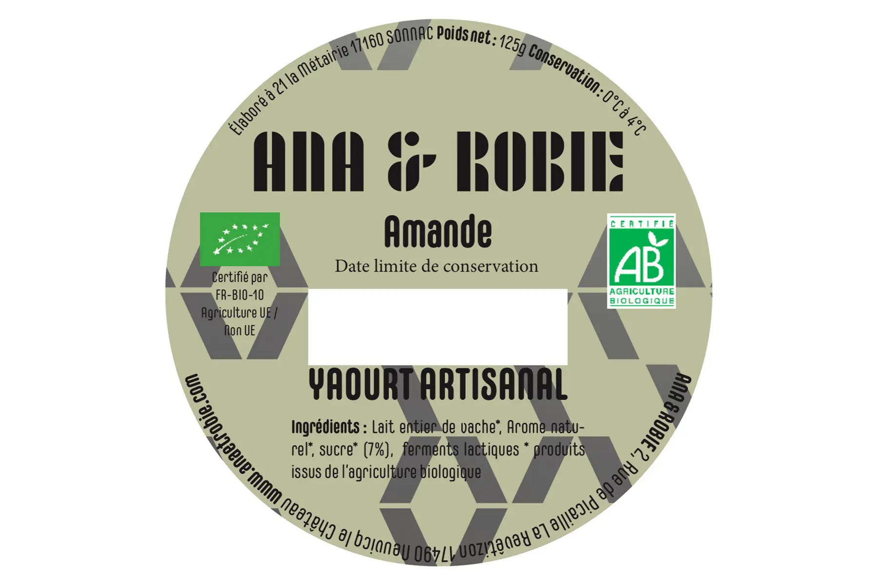 yaourt aromatisé amande