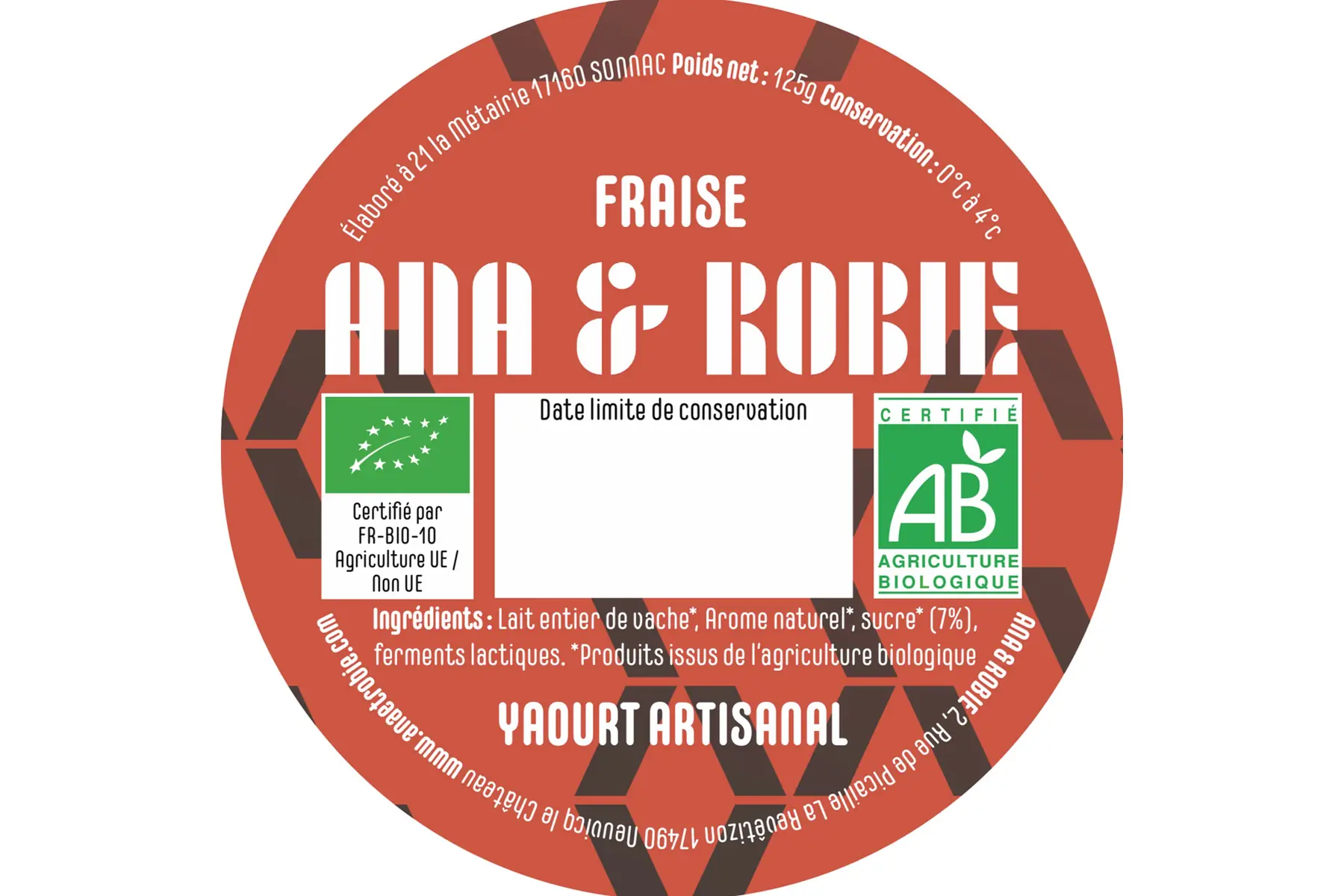 yaourt aromatisé fraise