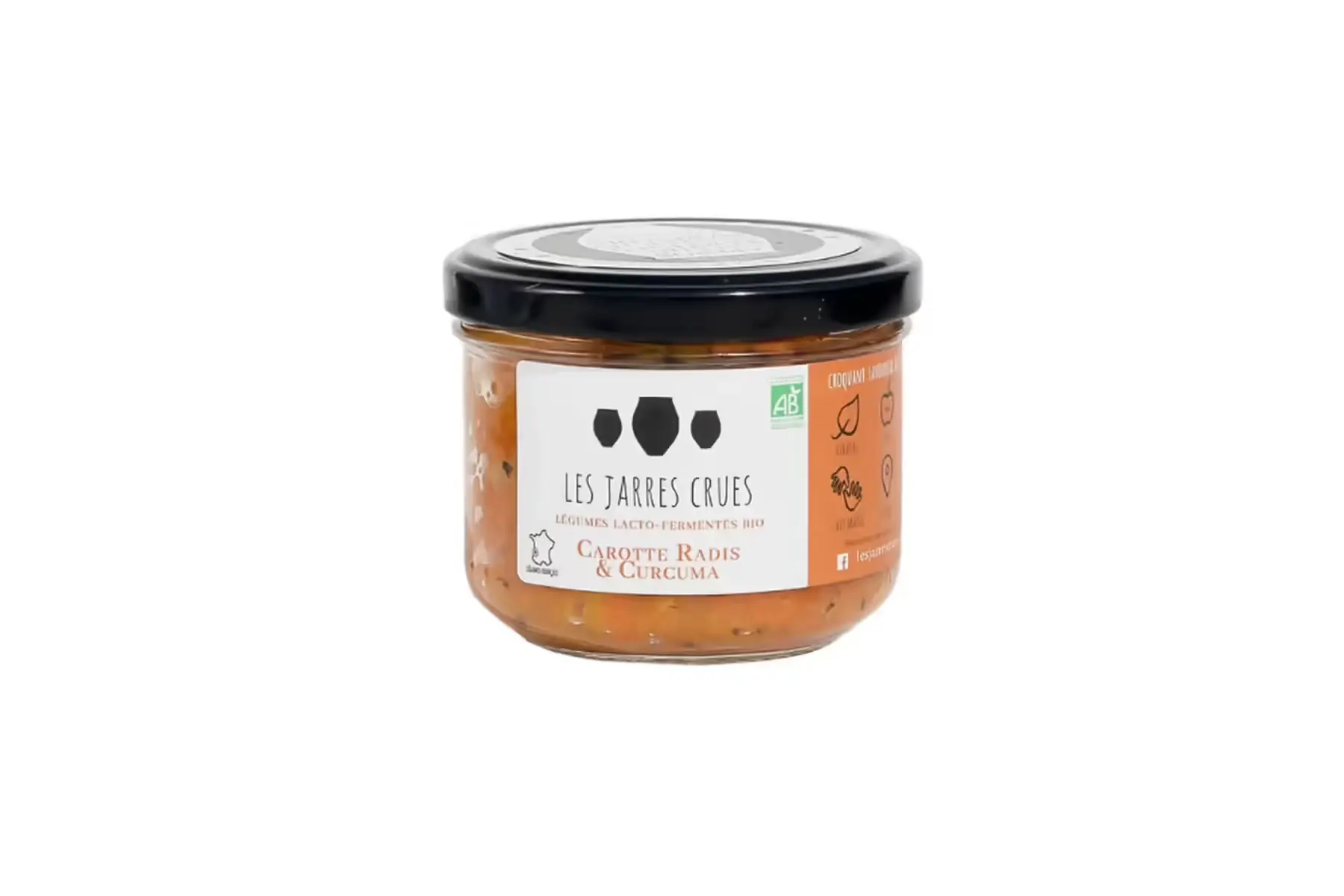 carottes radis & curcuma bio lactofermenté