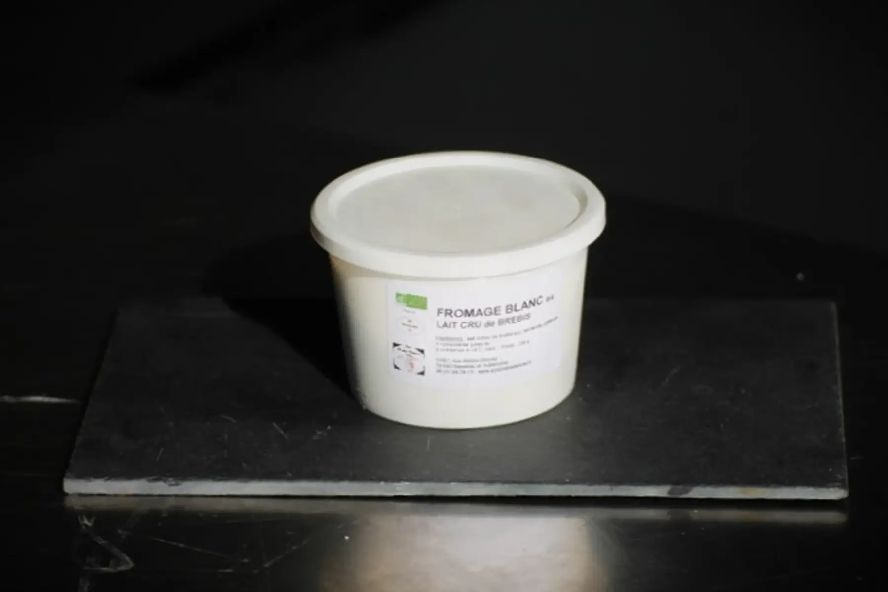 fromage frais battu de brebis au lait cru - 250 g