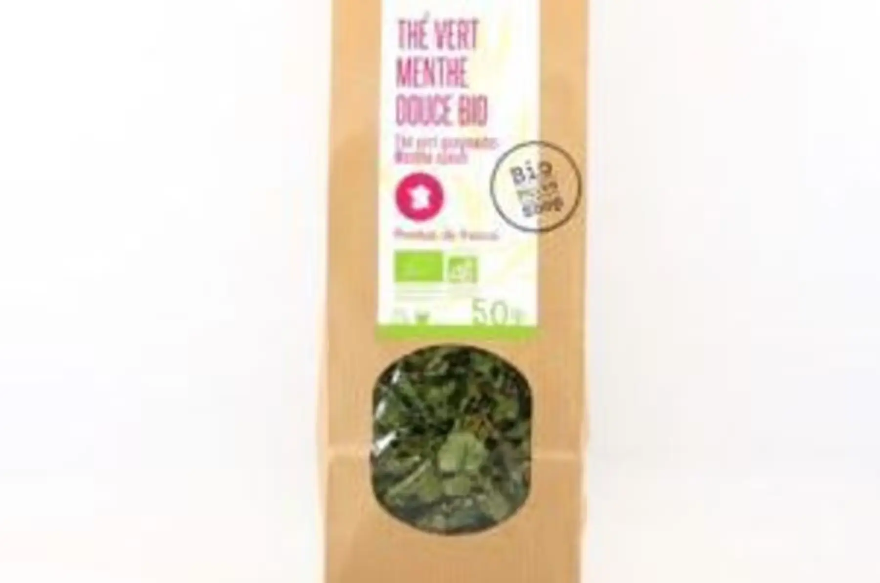 thé vert bio gunpowder à la menthe marocaine