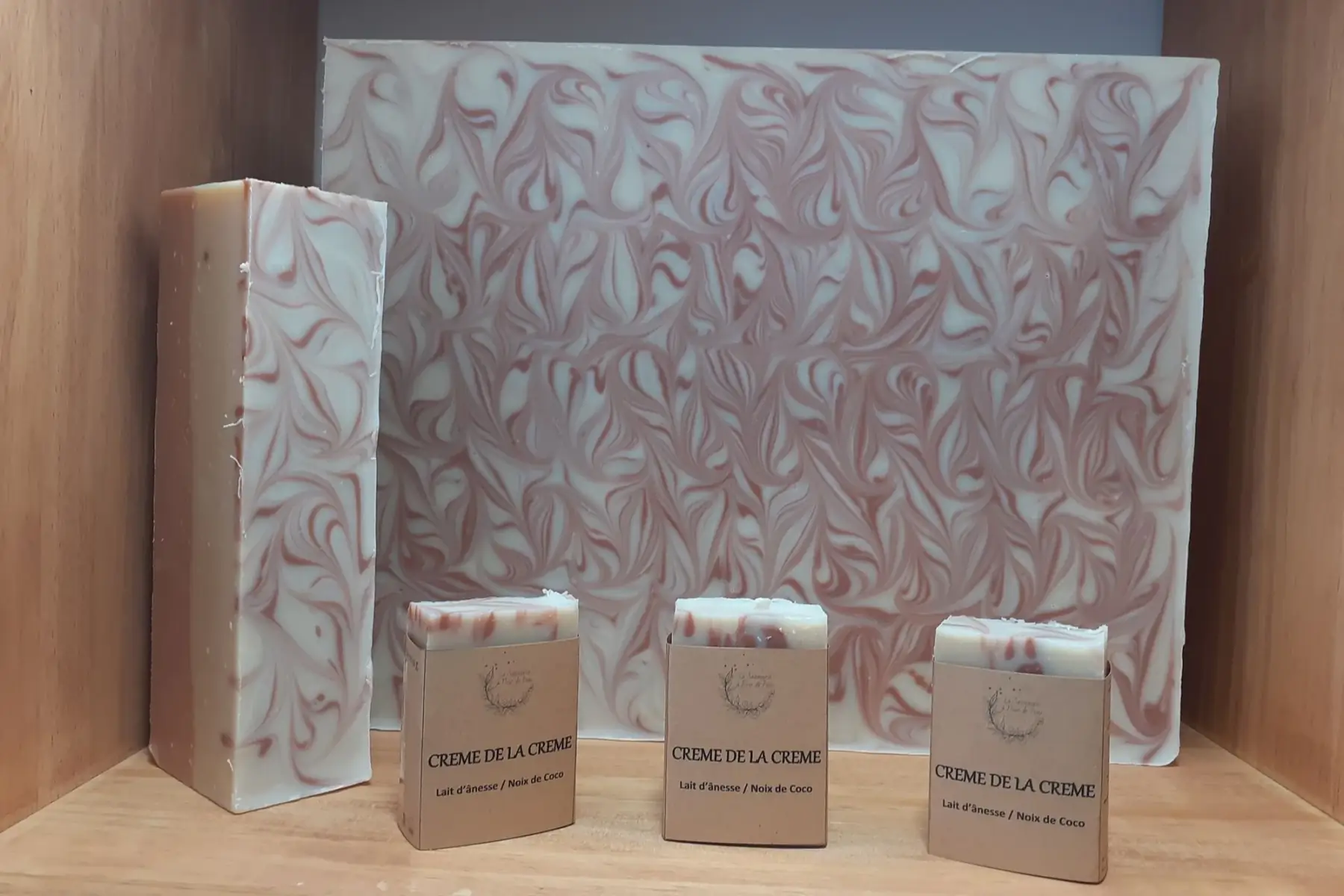 savon crème de la creme (lait d'anesse / noix de coco)