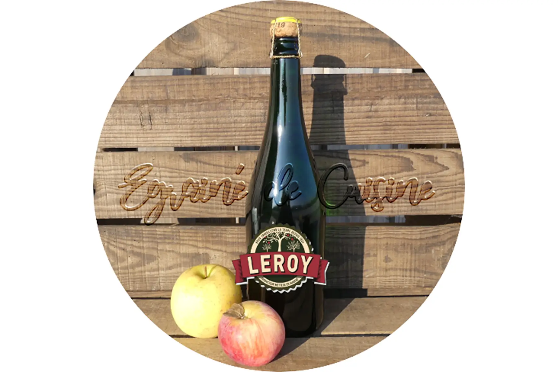 jus de pommes pétillant