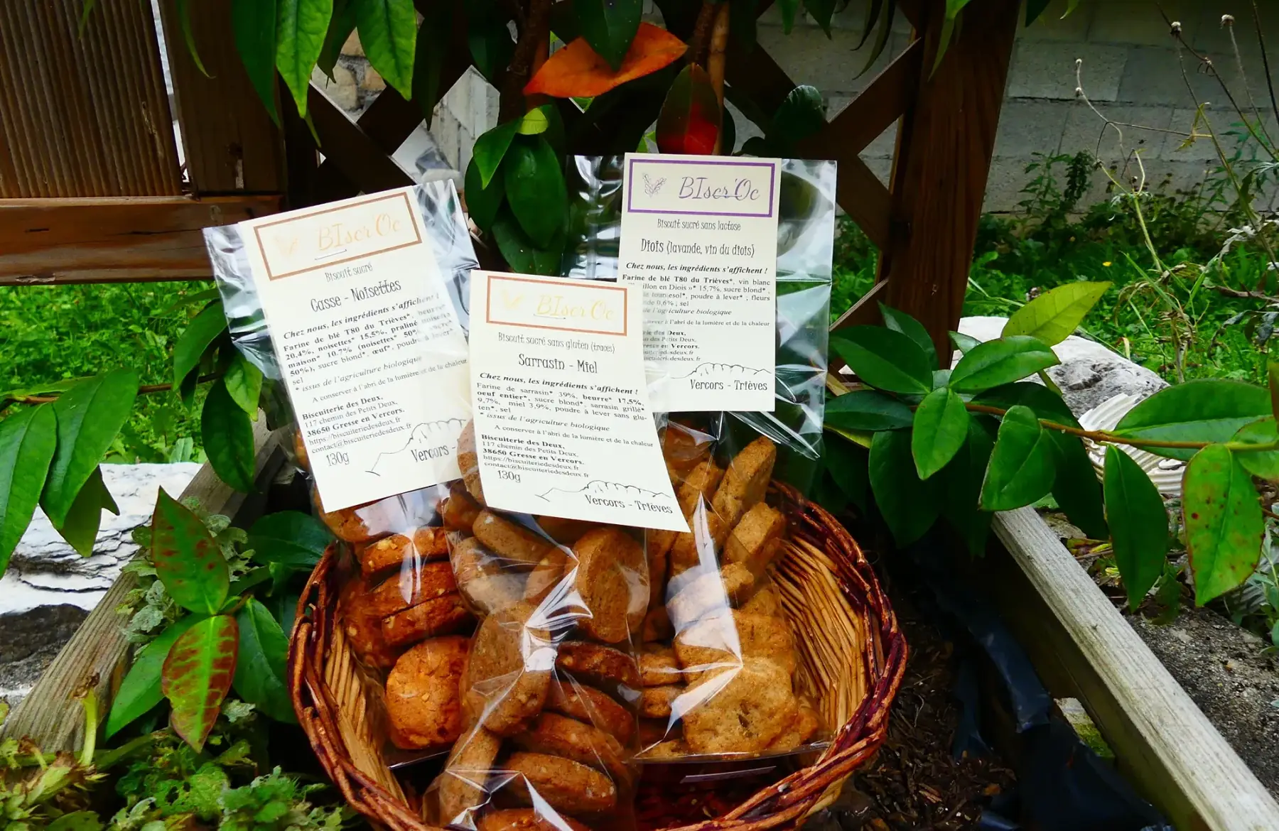 sachet 175g biscuits diois (lavande)