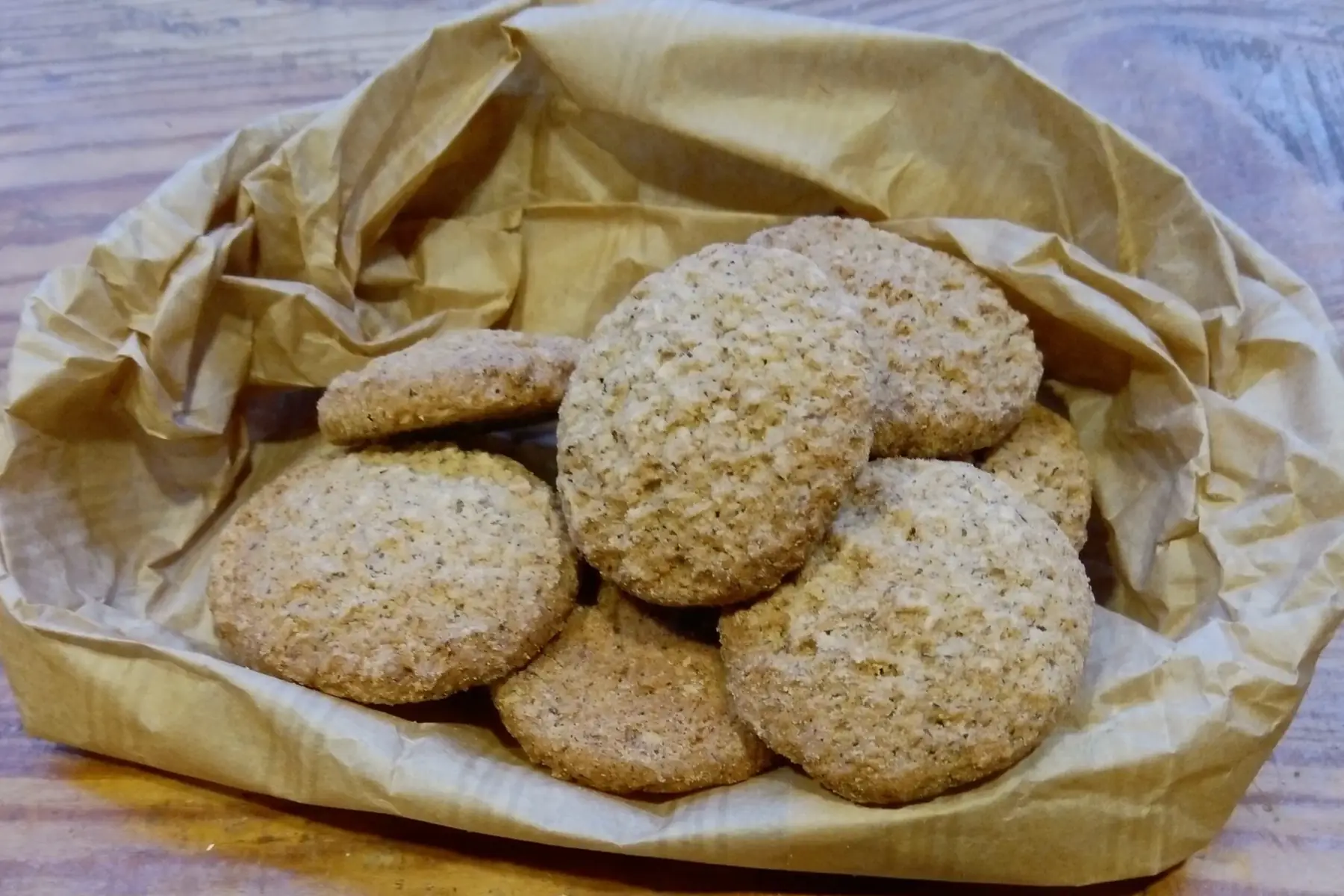 biscuits sucrés : sarrasin noix de coco