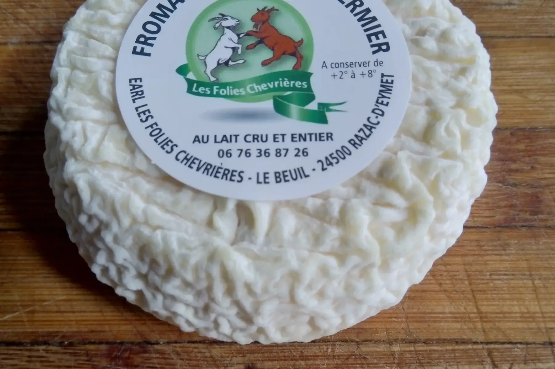 fromage de chèvre "palet"