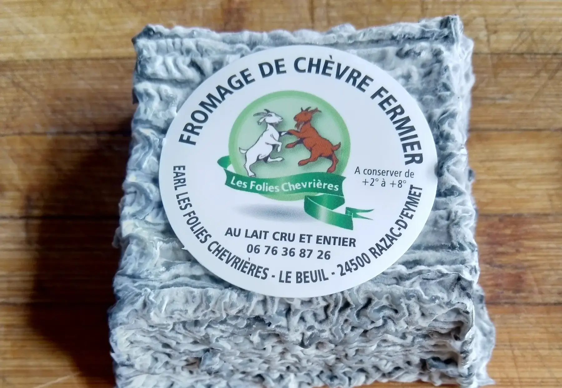 fromage de chèvre "pyramide cendrée"