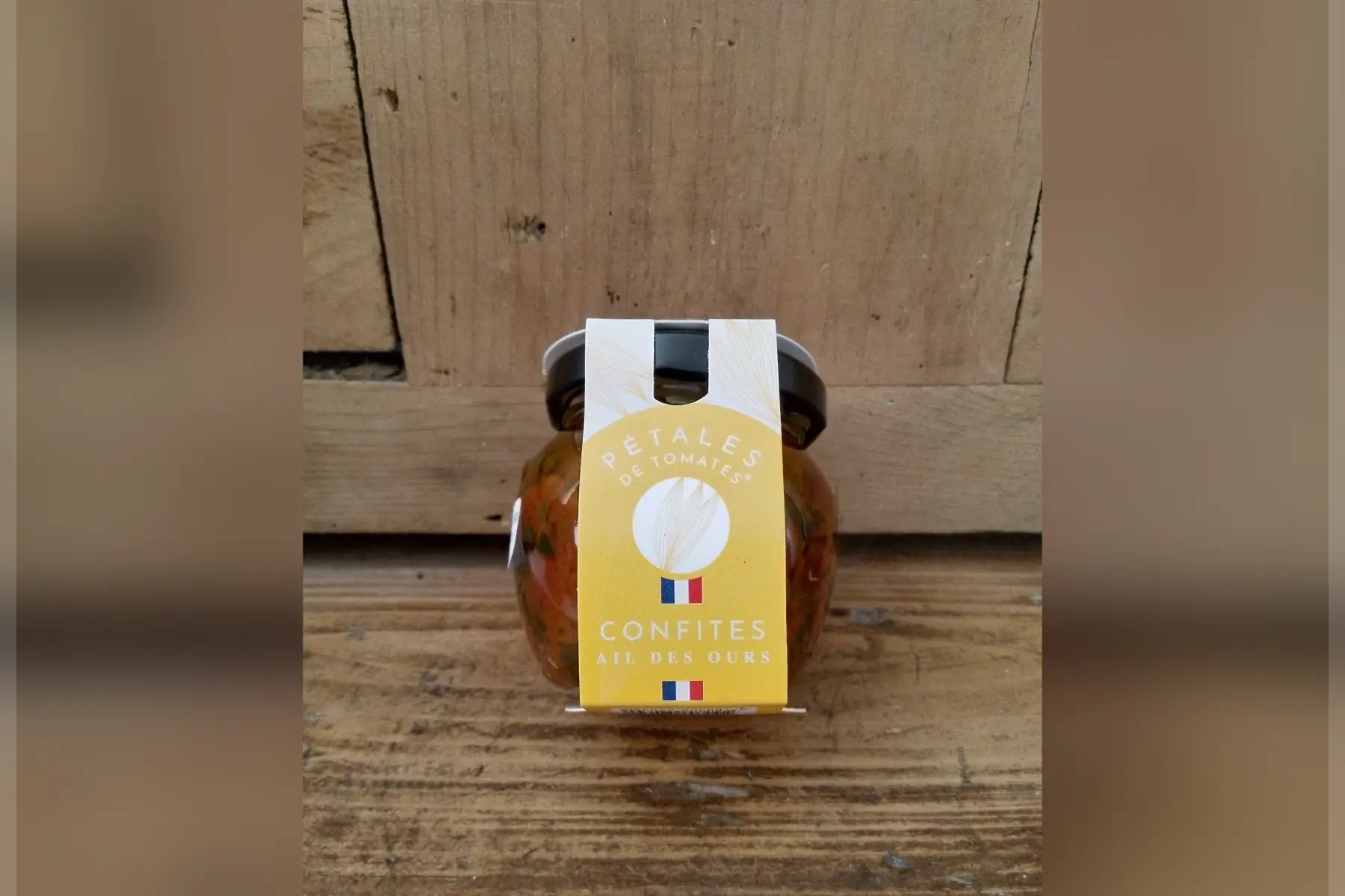 pétales de tomates séchée à l'ail des ours