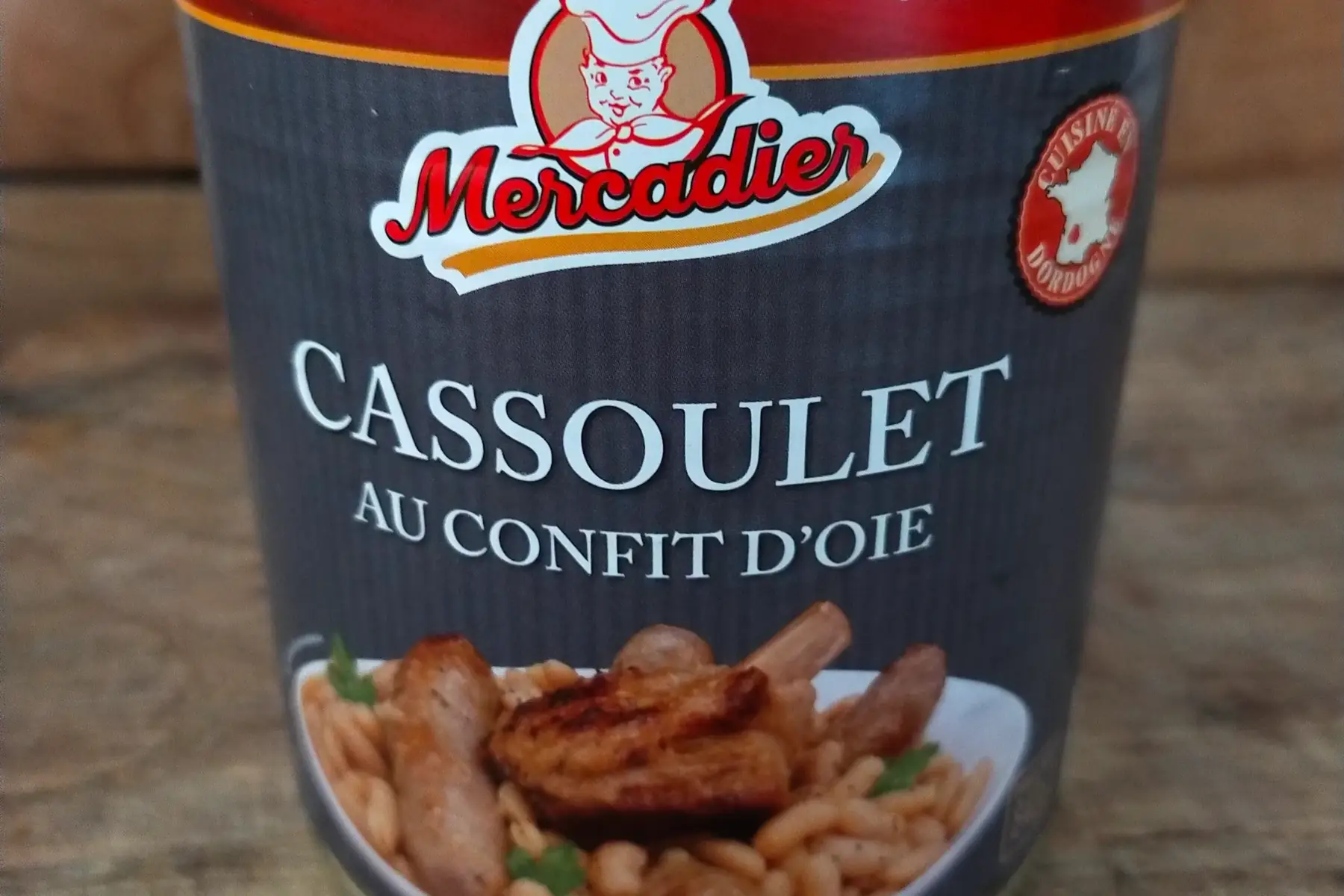 plats préparés cassoulet au confit d'oie 840gr