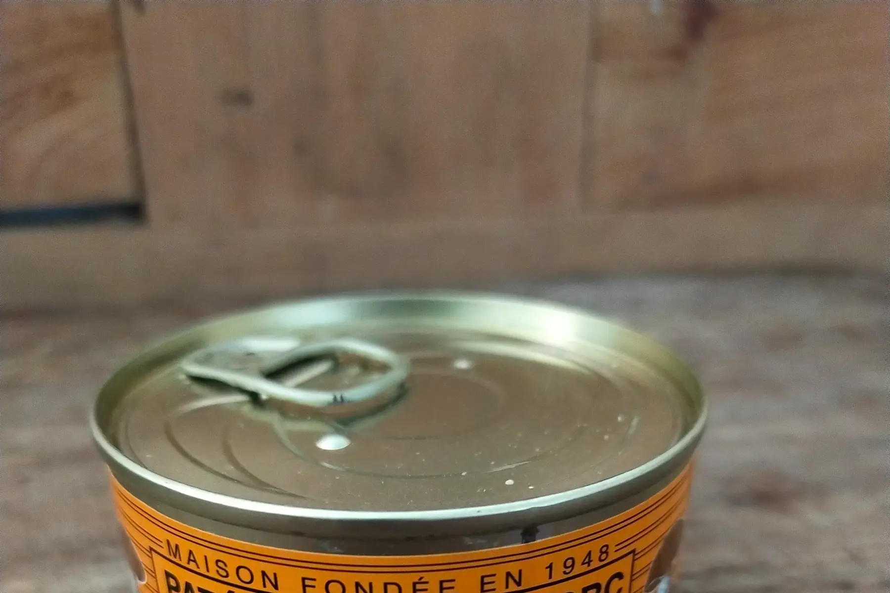 plats préparés : pâté de foie de porc aux cèpes, 130gr