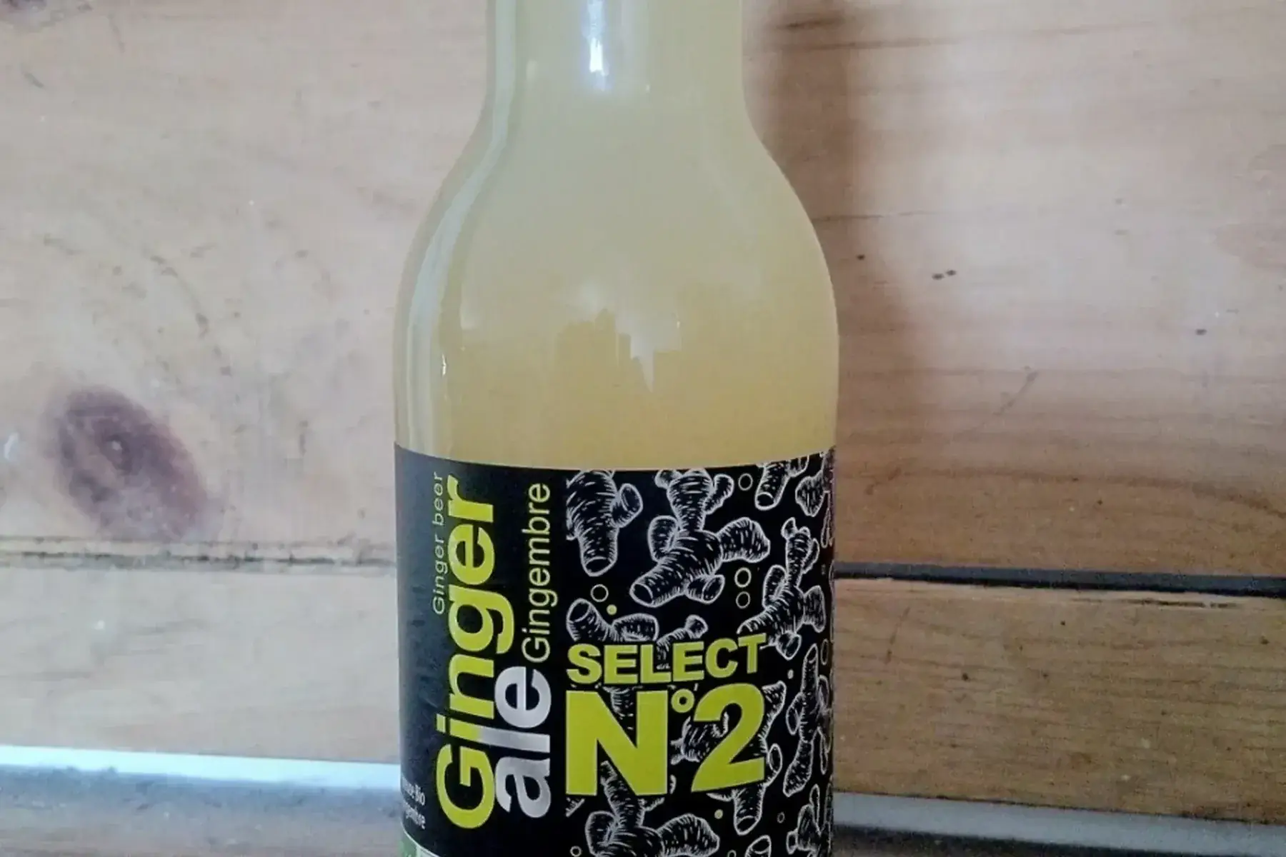 boisson pétillante au jus de gingembre