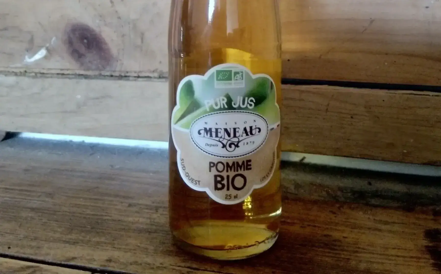 boisson pur jus de pomme bio 25cl