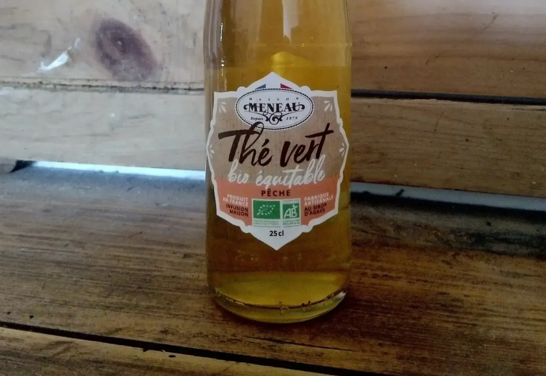 boisson thé vert glacé pêche 25cl