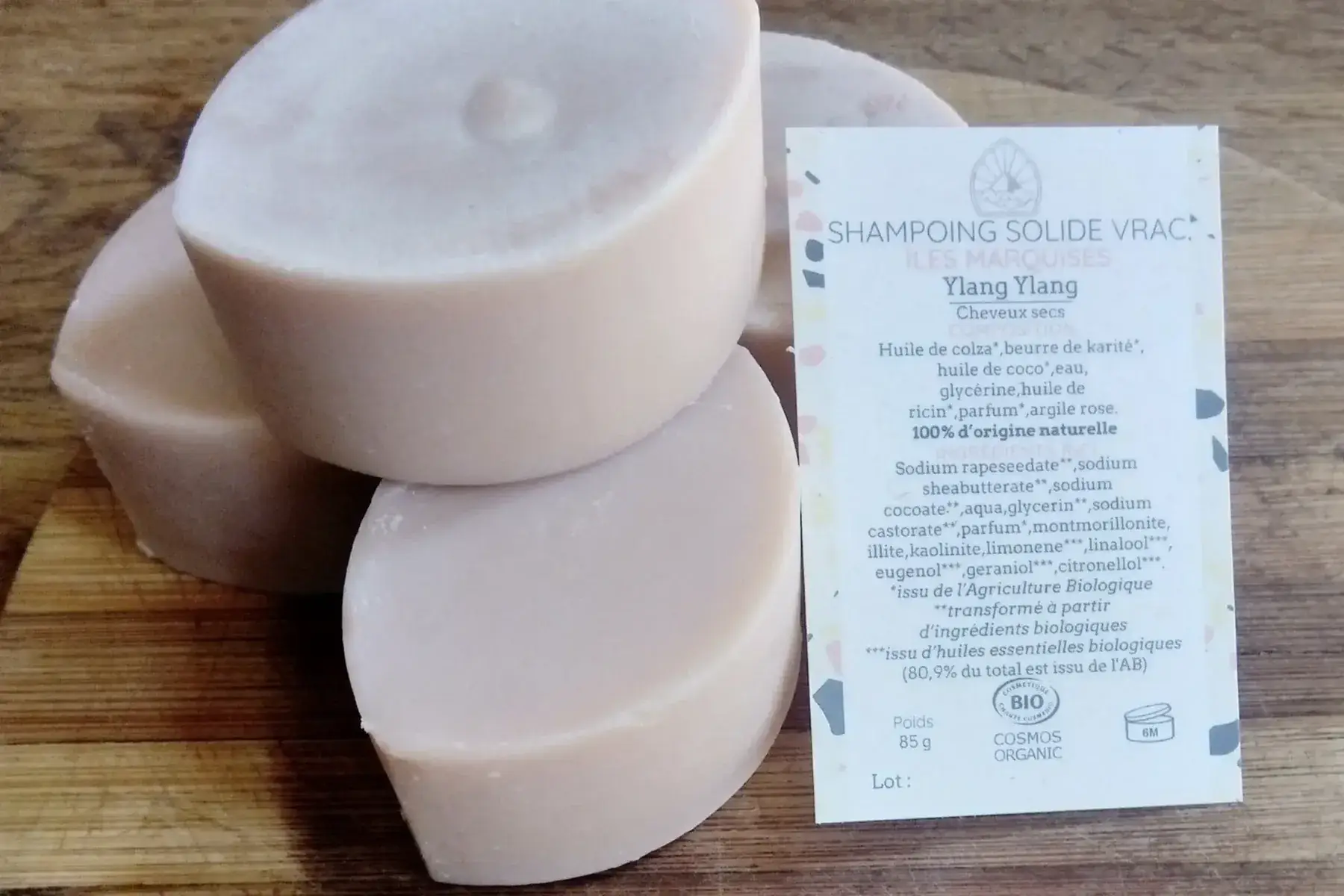 cosmétique : shampoing solide "cheveux secs"