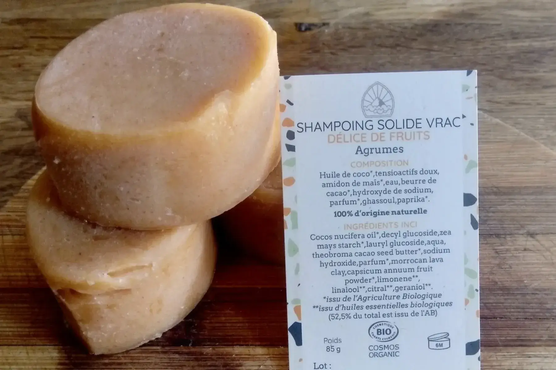 cosmétique : shampoing solide cheveux gras