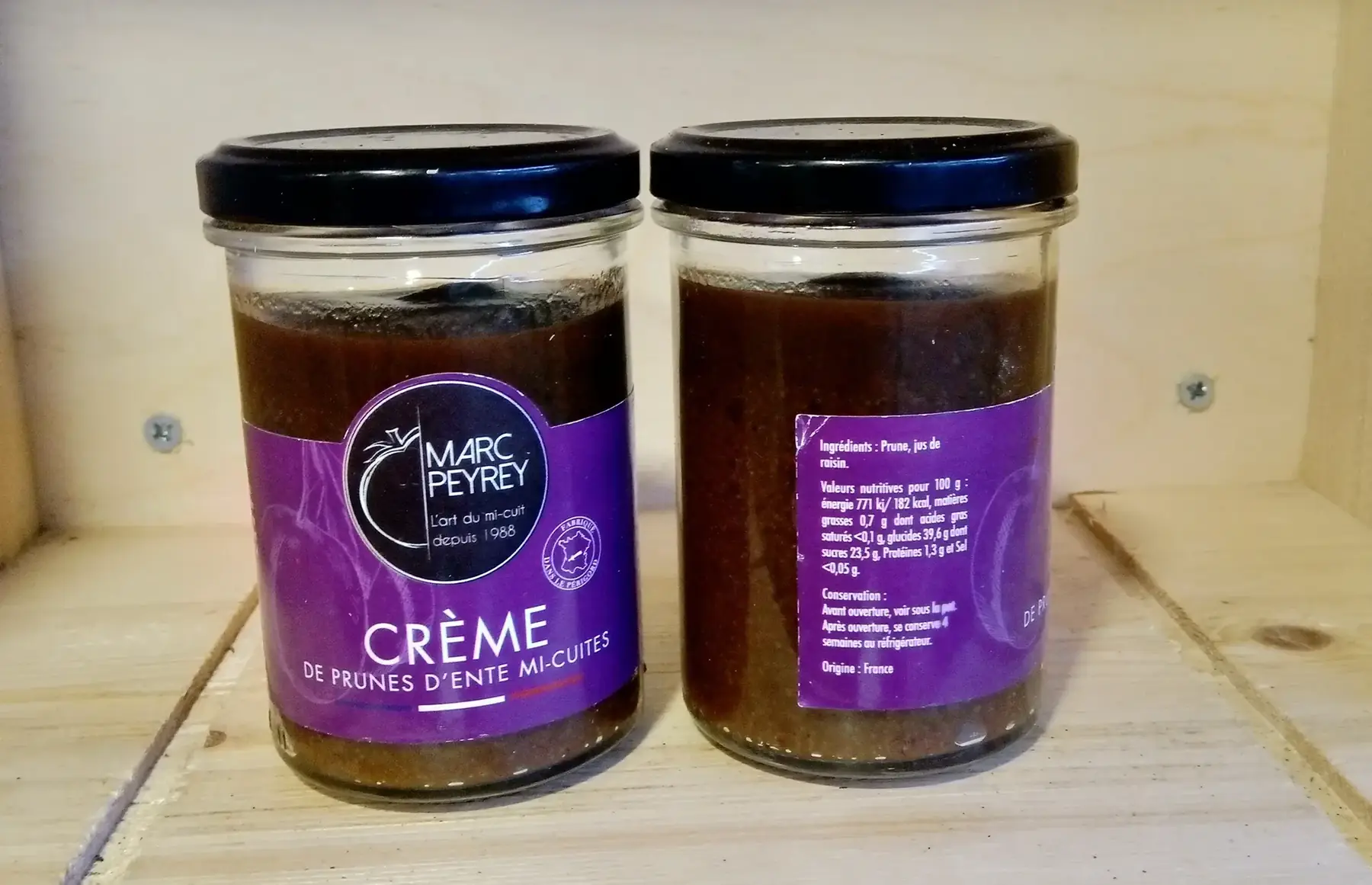 créme de prunes d'ente mi cuites