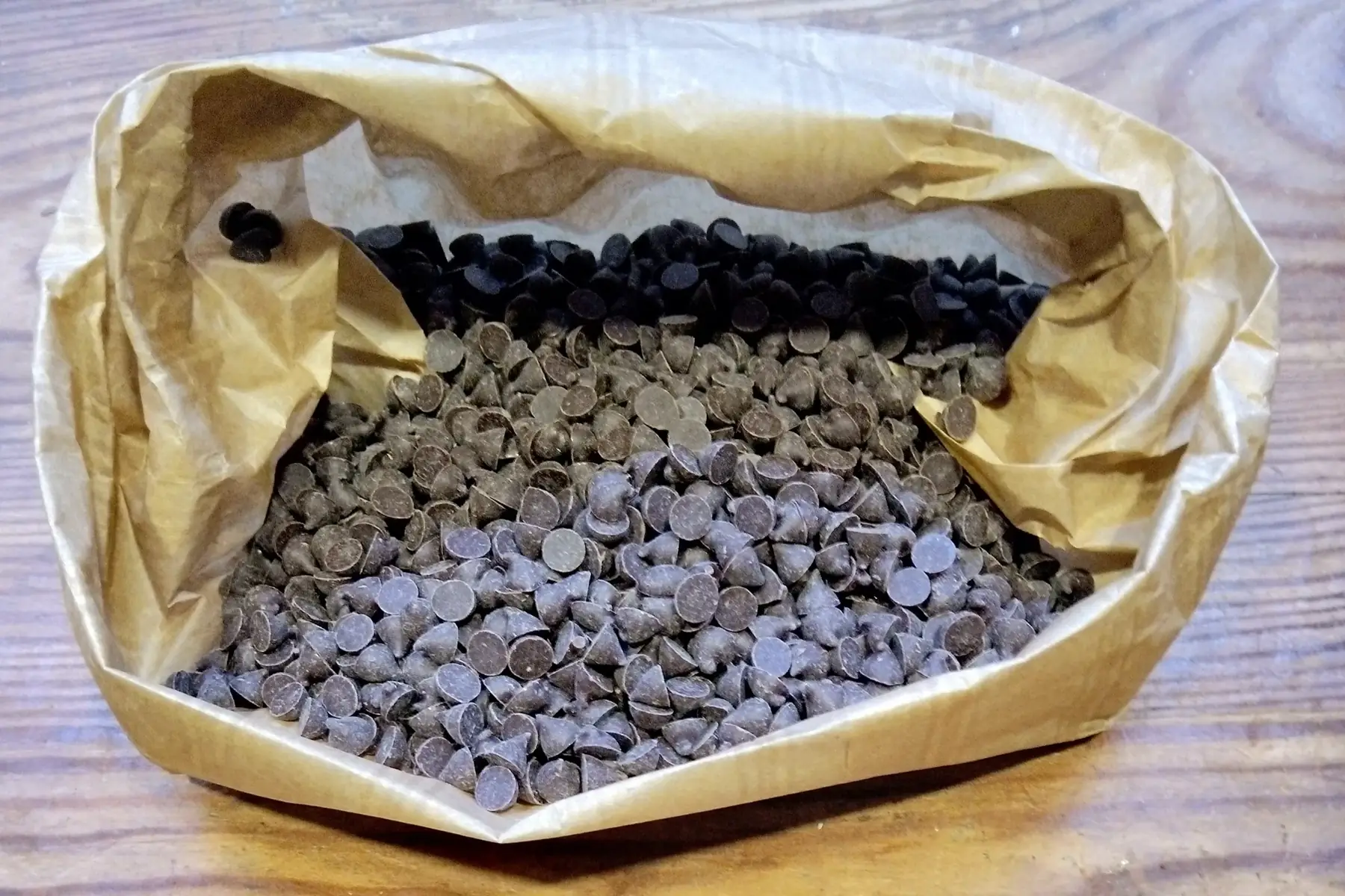 chocolat pépites 50% minimum de cacao