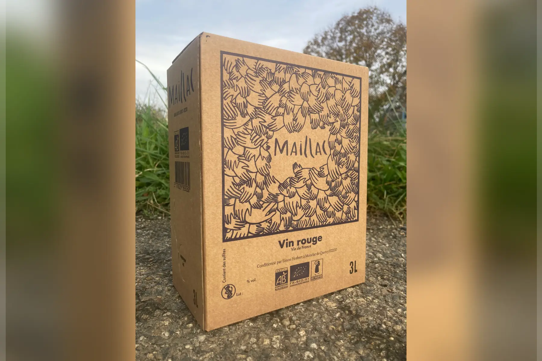 cubis 3L vin rouge VdF